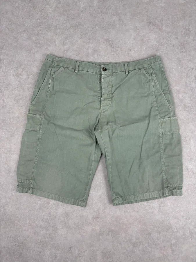 Maison Margiela SS2012 Maison Margiela Green Minimalist Shorts Size US 34 / EU 50 - 4 Thumbnail