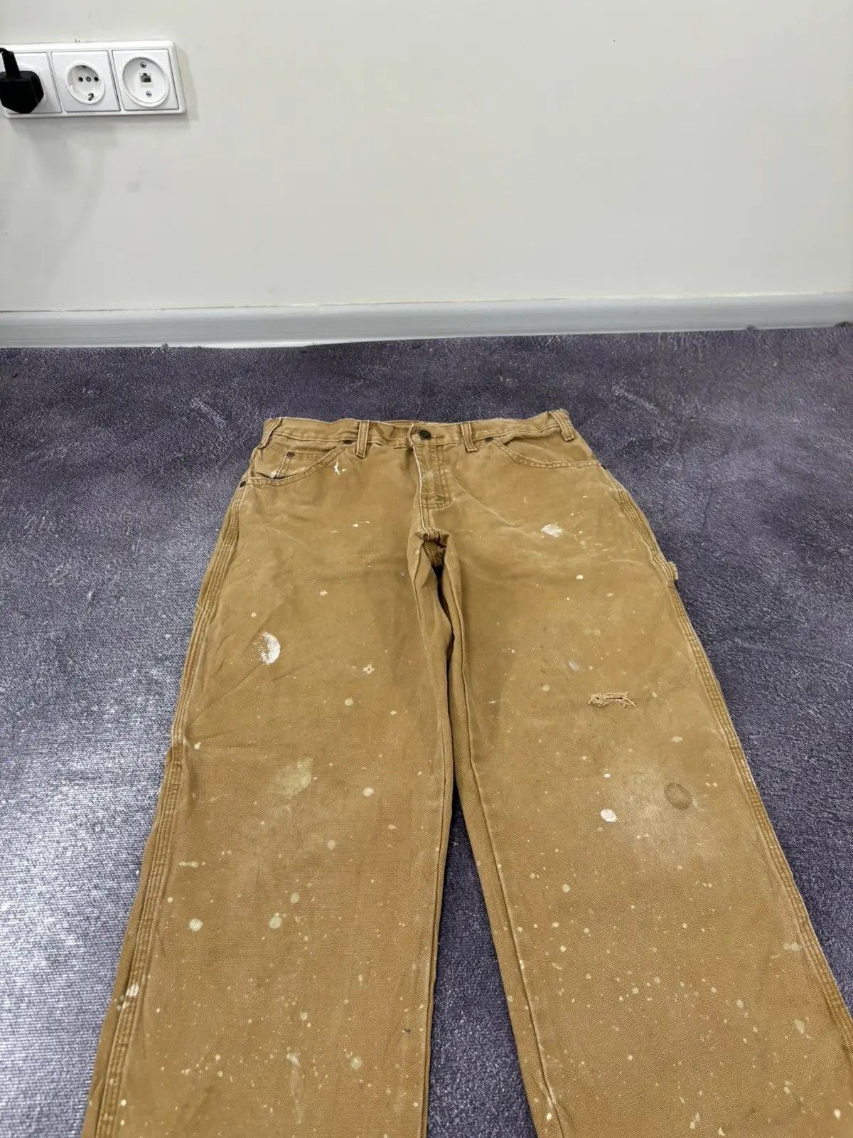 Dickies × Vintage Vintage Dickies USA Painted Work Hype Pants Jeans Size US 32 / EU 48 - 8 Thumbnail