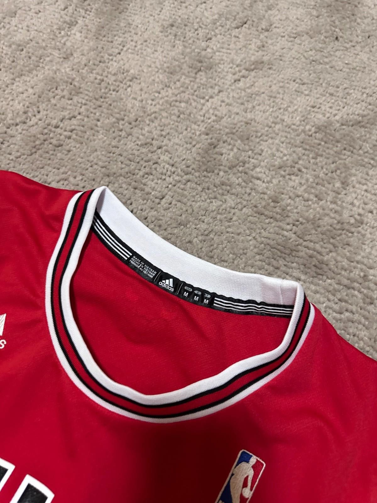 Adidas Adidas Swingman NBA Chicago Bulls Derrick Rose #1 Red Jersey Size US M / EU 48-50 / 2 - 4 Thumbnail