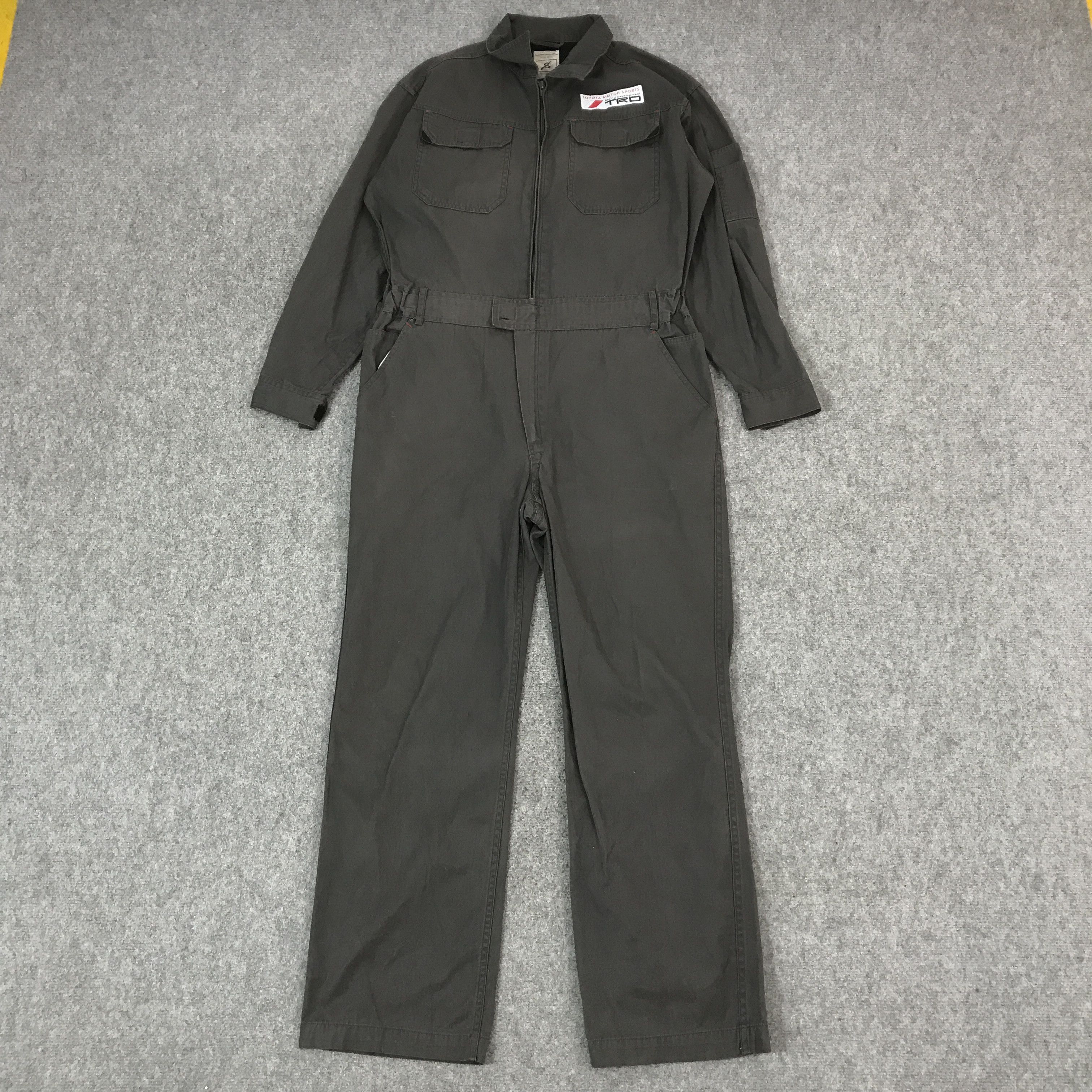 Japanese Brand VINTAGE TOYOTA TRD RACING MOTORSPORT COVERALL JACKET Size US L / EU 52-54 / 3 - 2 Thumbnail