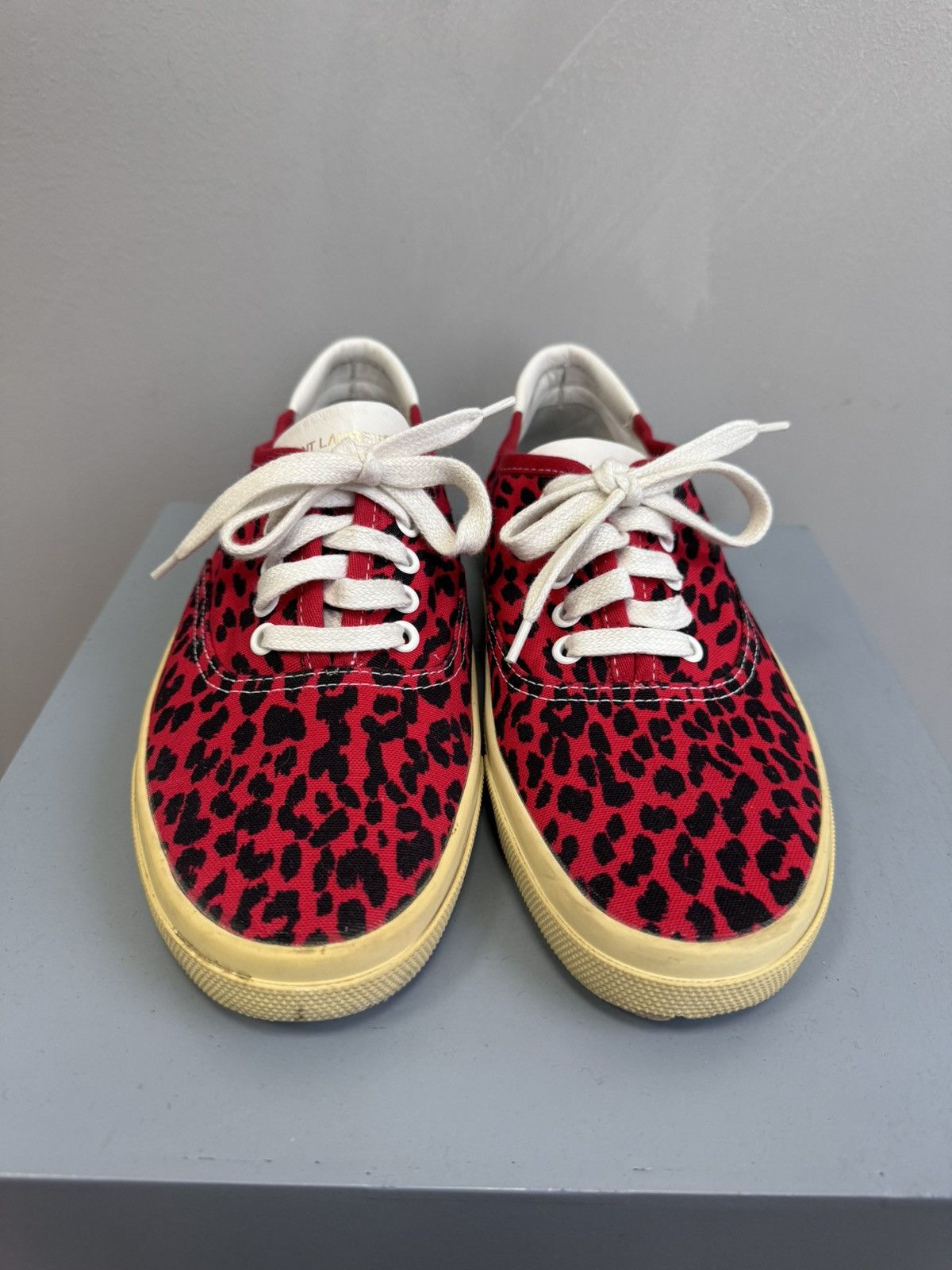 Yves Saint Laurent Saint Laurent Paris LEOPARD STREET Low-Top Sneakers Size US 9 / IT 39 - 7 Thumbnail