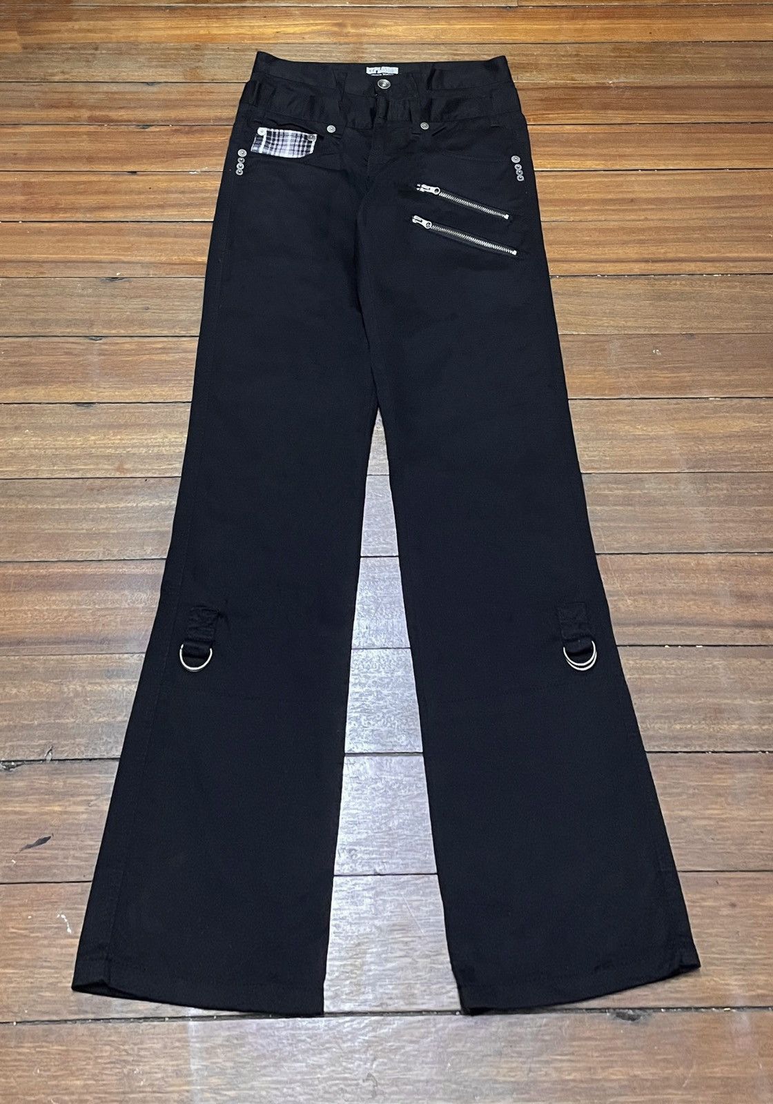 If Six Was Nine × Japanese Brand × Le Grande Bleu (L.G.B.) Rare Design Vintage Brand Explosion Double Waist Pants 1990s Size US 29 - 1 Thumbnail
