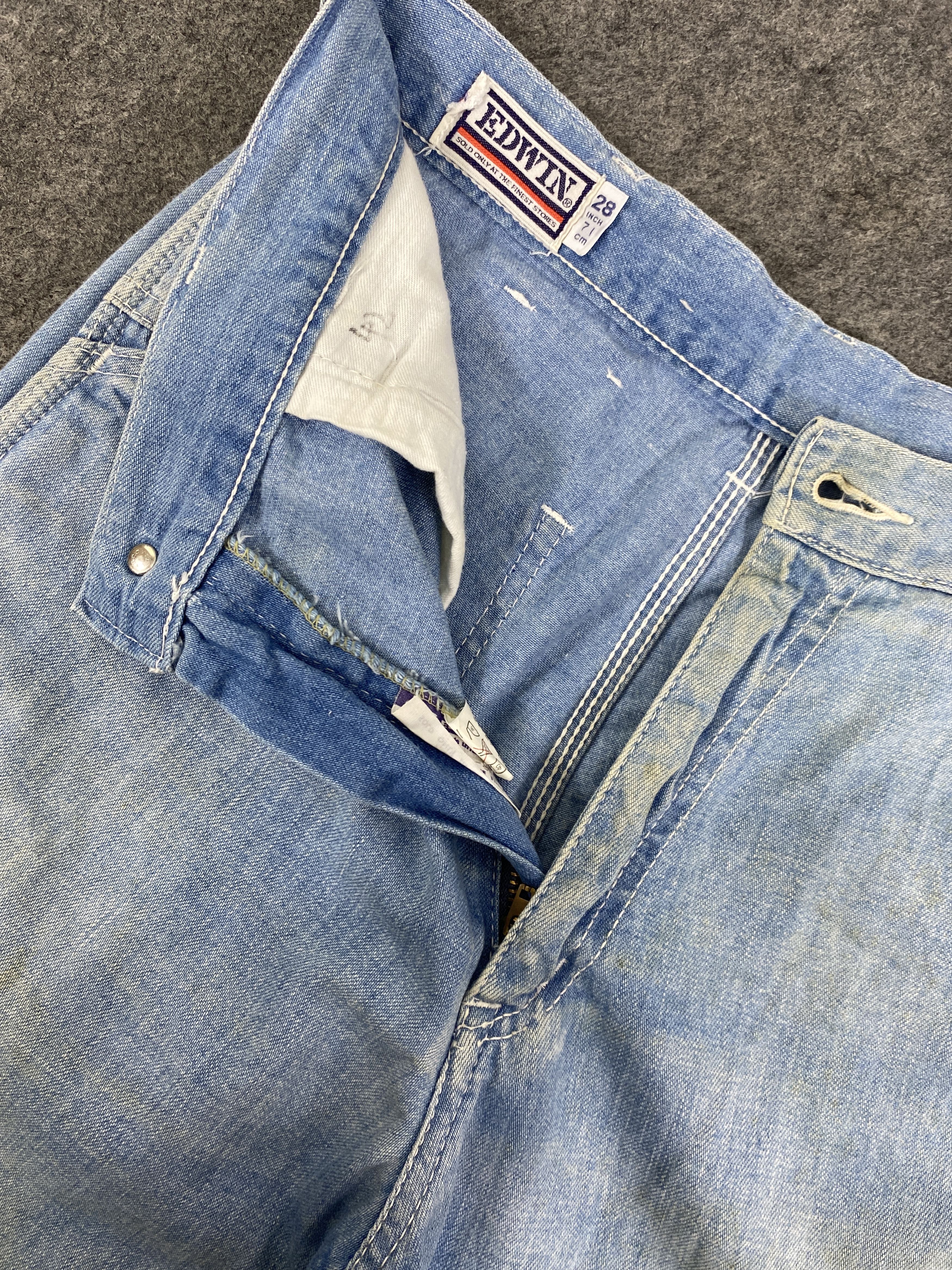 Edwin Light Blue Vintage Edwin Carpenter Jeans 27x32 - JN3367 Size 27" / US 4 / IT 40 - 7 Thumbnail