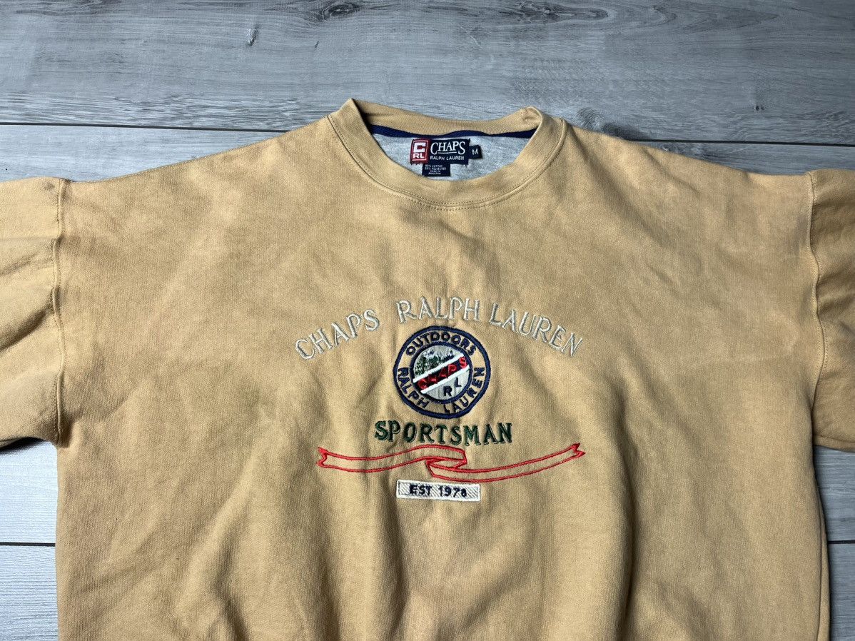 Chaps Ralph Lauren Vintage Chaps Ralph Lauren sweatshirt crew neck 90s size M Size US M / EU 48-50 / 2 - 3 Thumbnail