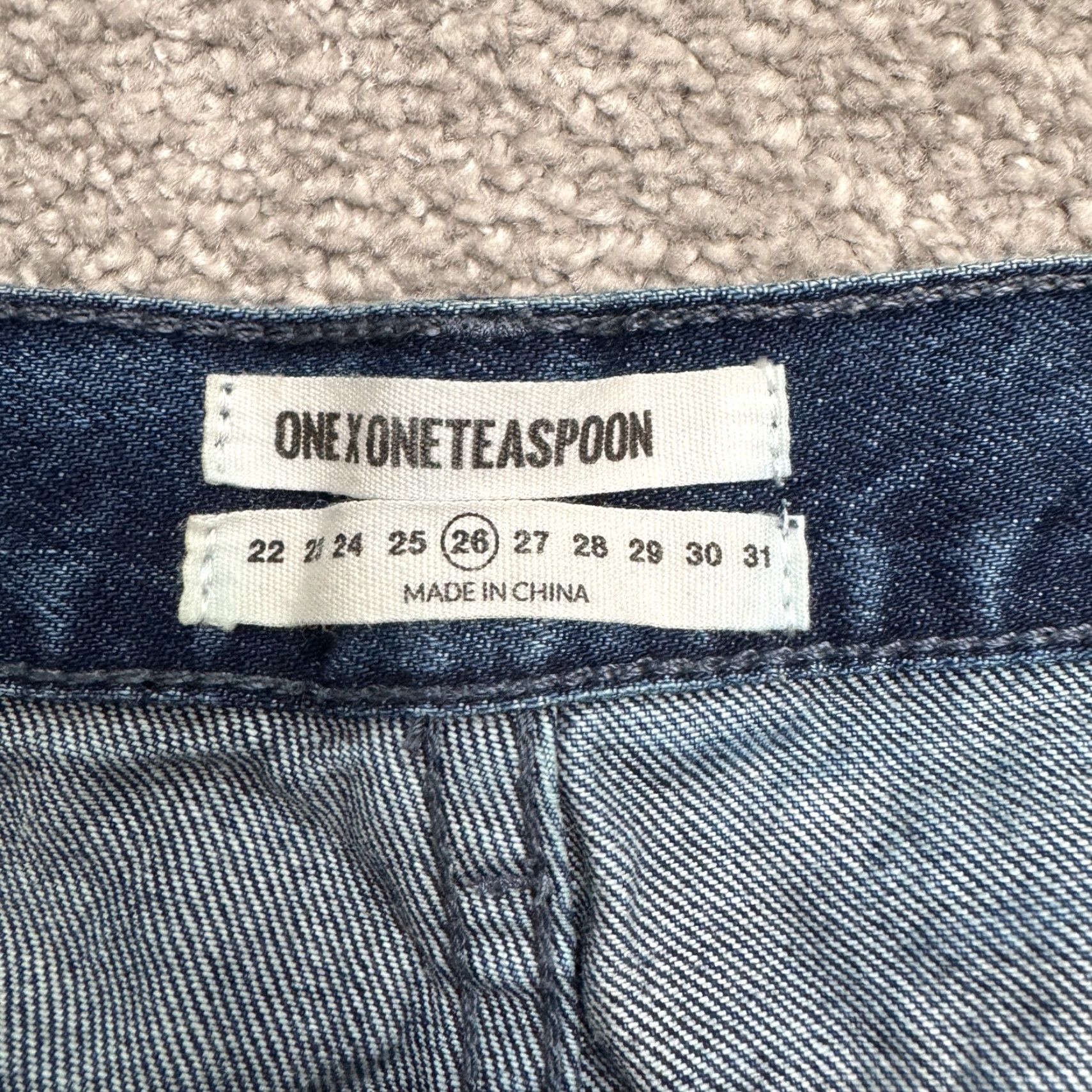 Vintage One Teaspoon Jeans Boyfriend Distressed Denim Womens 26 Blue 5-Pocket Regular 100% Cotton City Outdoor Streetwear Vintage No Environment? Size 26" / US 2 / IT 38 - 7 Thumbnail