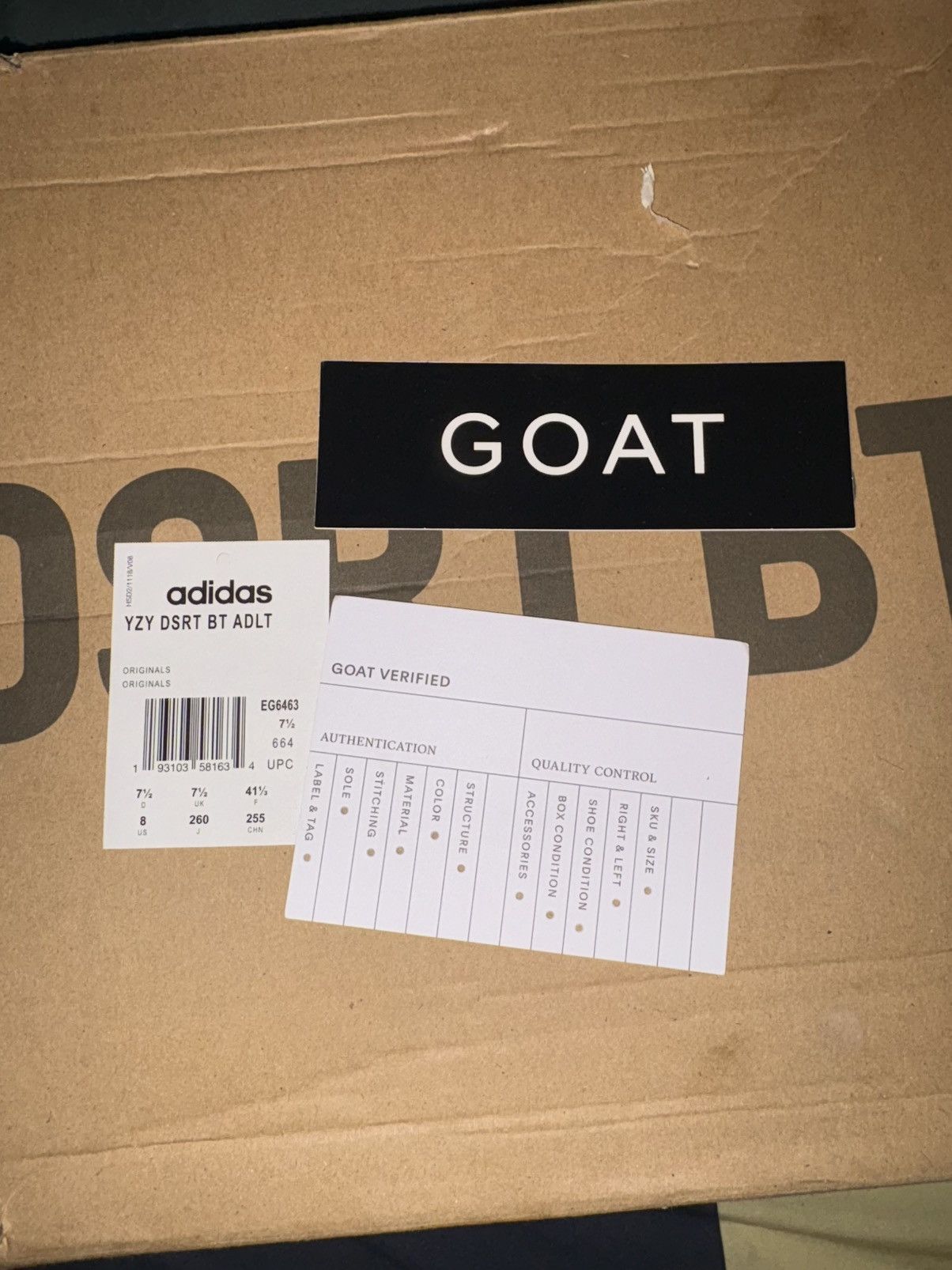 Yeezy Adidas Yeezy DSRT Size US 8 / EU 41 - 8 Thumbnail