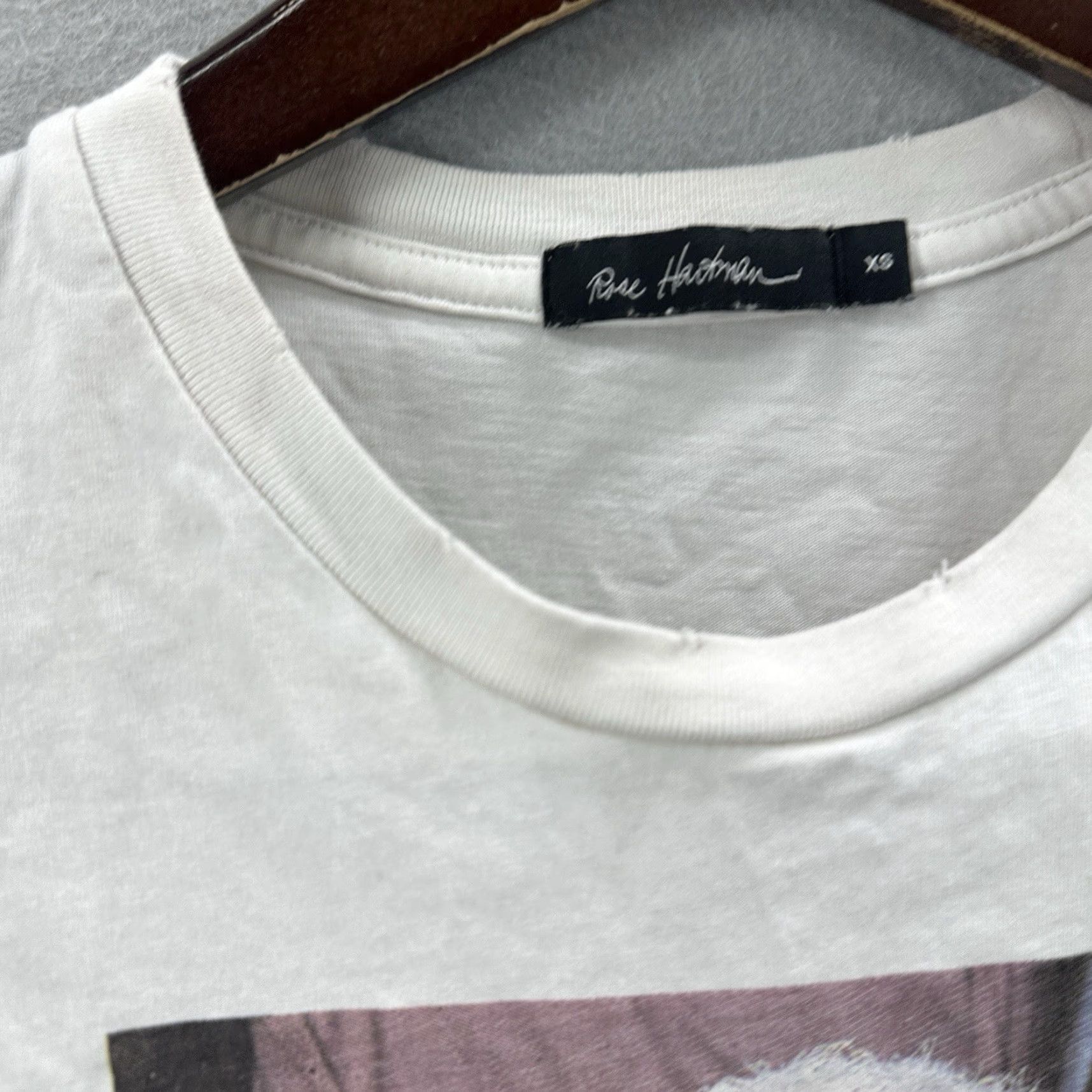 Karl Lagerfeld KARL LAGERFELD x Rose Hartman Shirt Womens XS Photo Rare Limited Distressed Size XS / US 0-2 / IT 36-38 - 7 Thumbnail