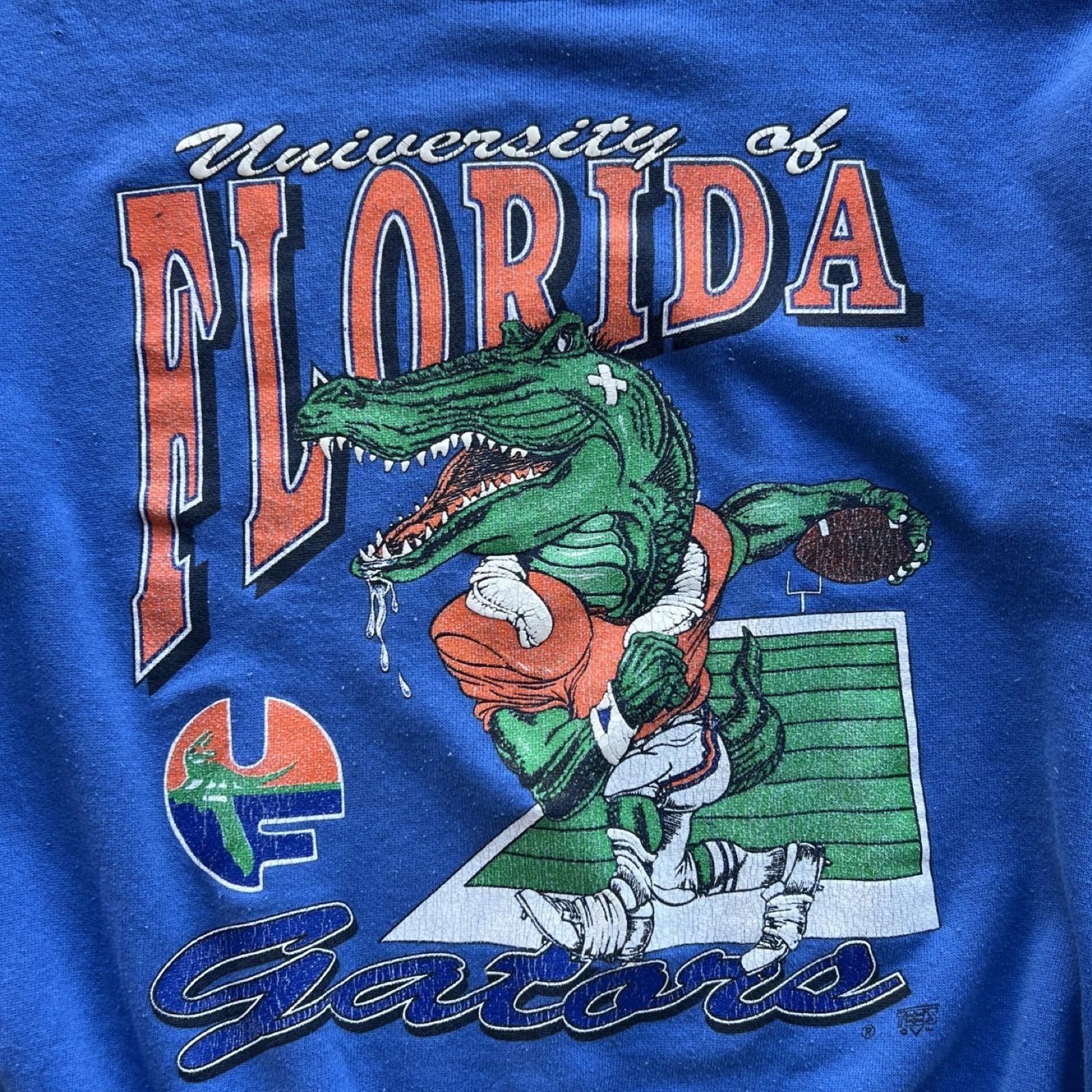 Tultex 90s Florida Gators Crewneck Vintage Rare Size US M / EU 48-50 / 2 - 2 Thumbnail