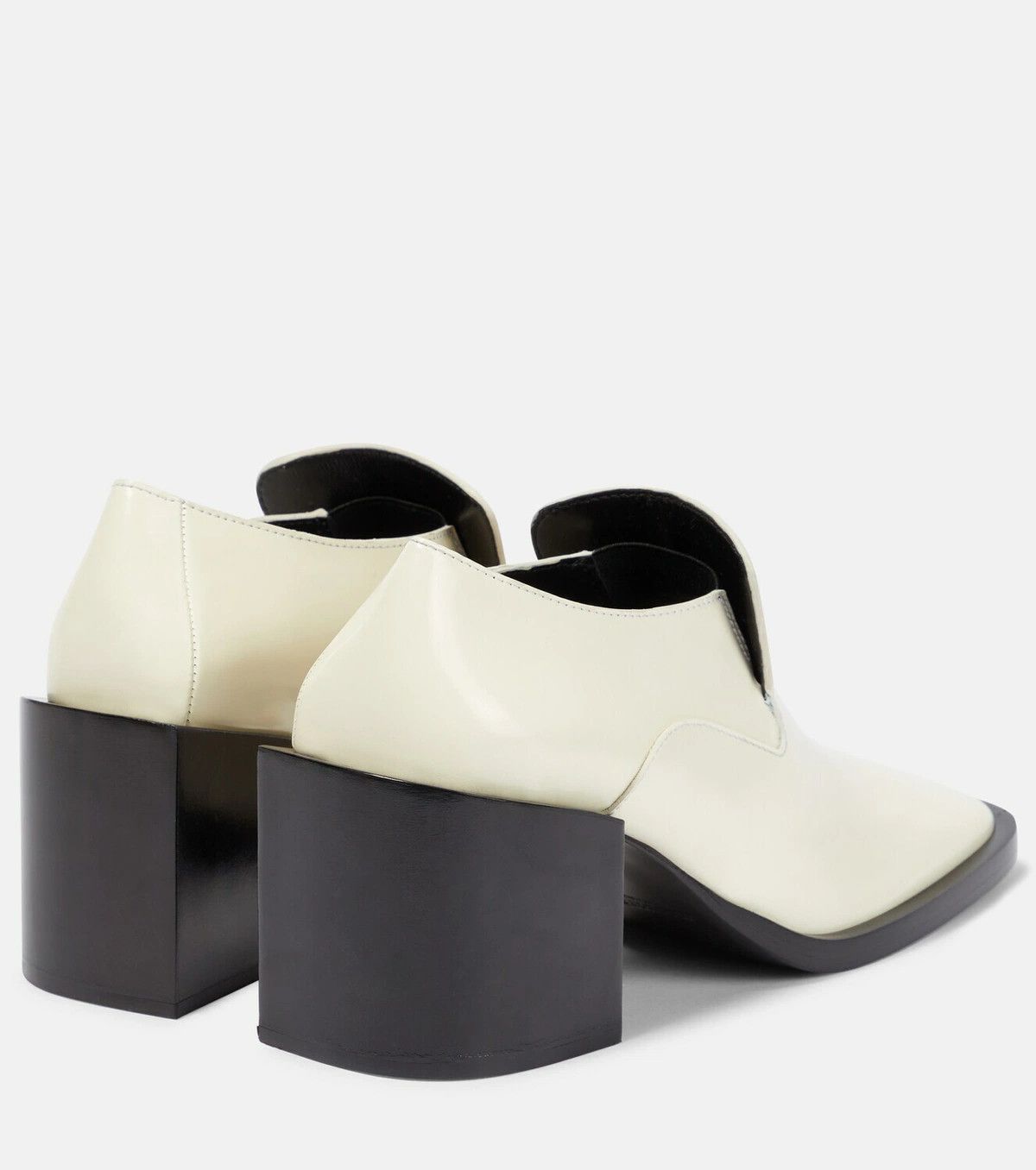 Jil Sander o1y1025 Leather Loafers in Off-White Size US 6 / IT 36 - 3 Thumbnail