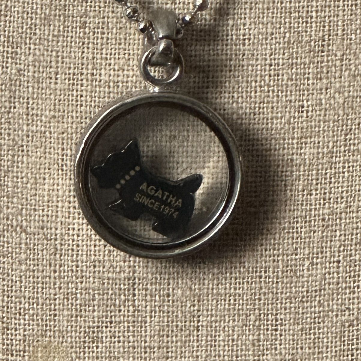 Other × Vintage Vintage Agatha Paris clear pendant black dog necklace Size ONE SIZE - 6 Thumbnail