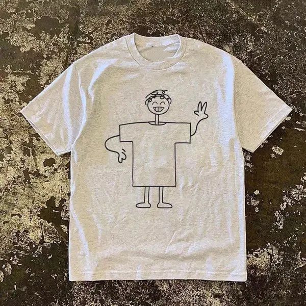 Vintage Yuuho x Asa Gray casual retro trend boy printed t-shirt Size US M / EU 48-50 / 2 - 3 Thumbnail
