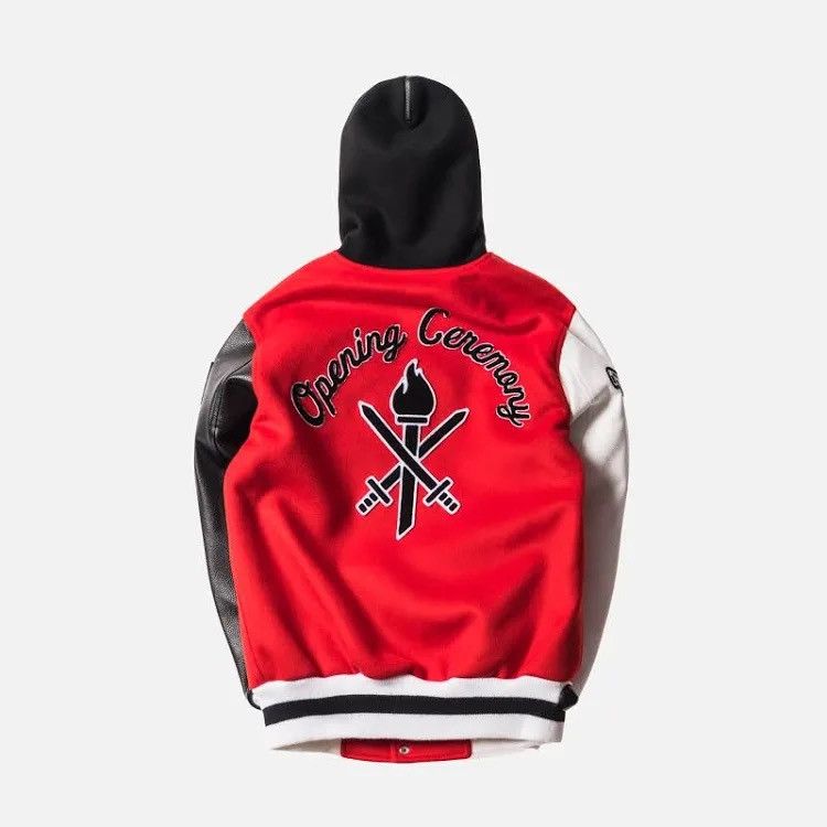 Kith × Opening Ceremony Opening Ceremony Torch Hooded Varsity Jacket Jewel Size XS / US 0-2 / IT 36-38 - 3 Thumbnail