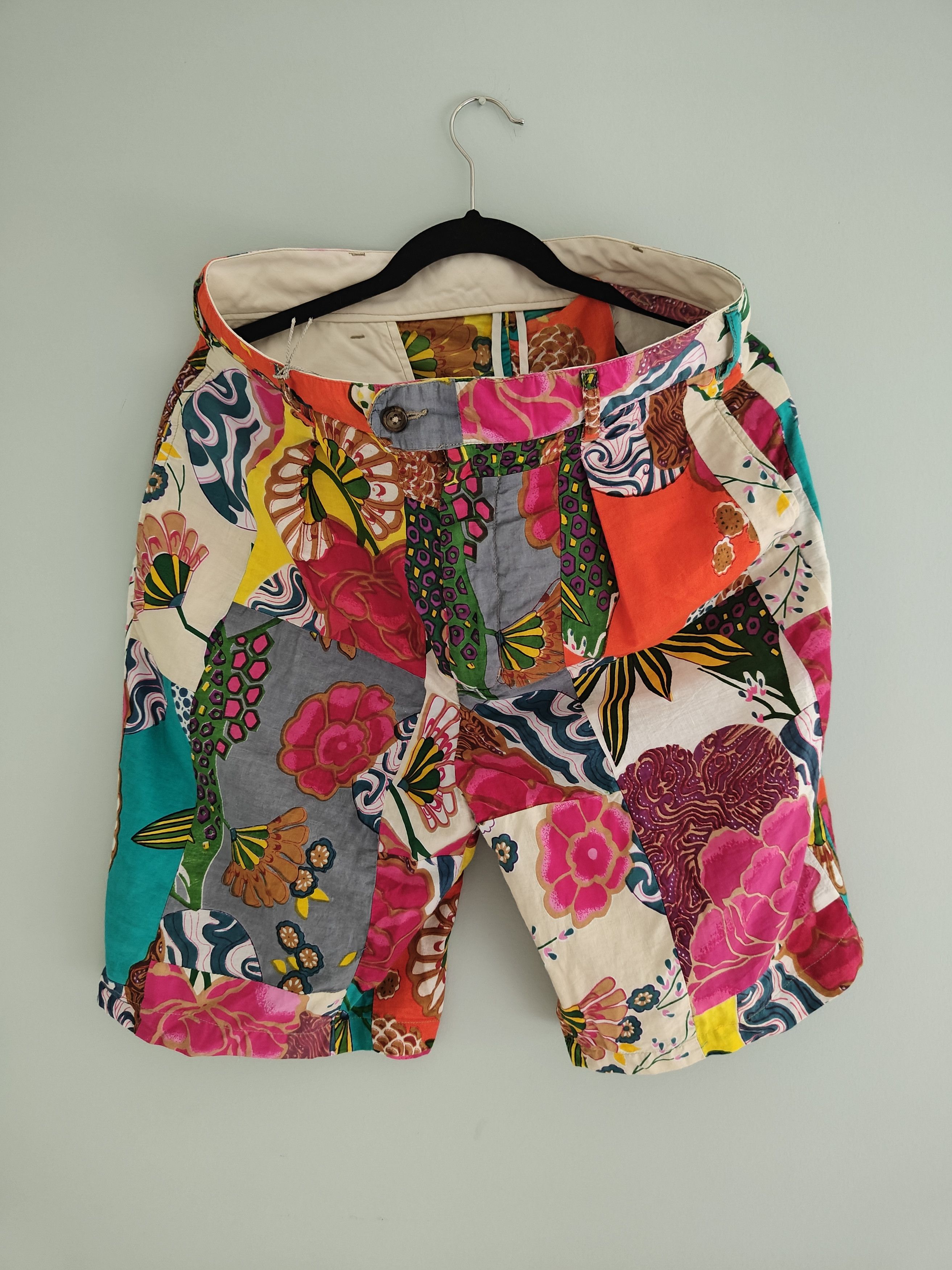 パンツ ENGINEERED GARMENTS Sunset Short Linen Engineered Garments Sunset Short Cotton Linen Black watch