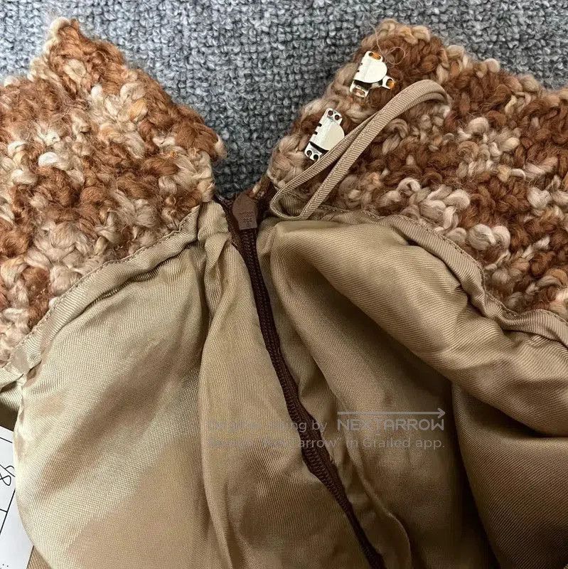 Miu Miu Miu Miu Brown Wool Midi Skirt for Women . Size 28" / US 6 / IT 42 - 5 Thumbnail