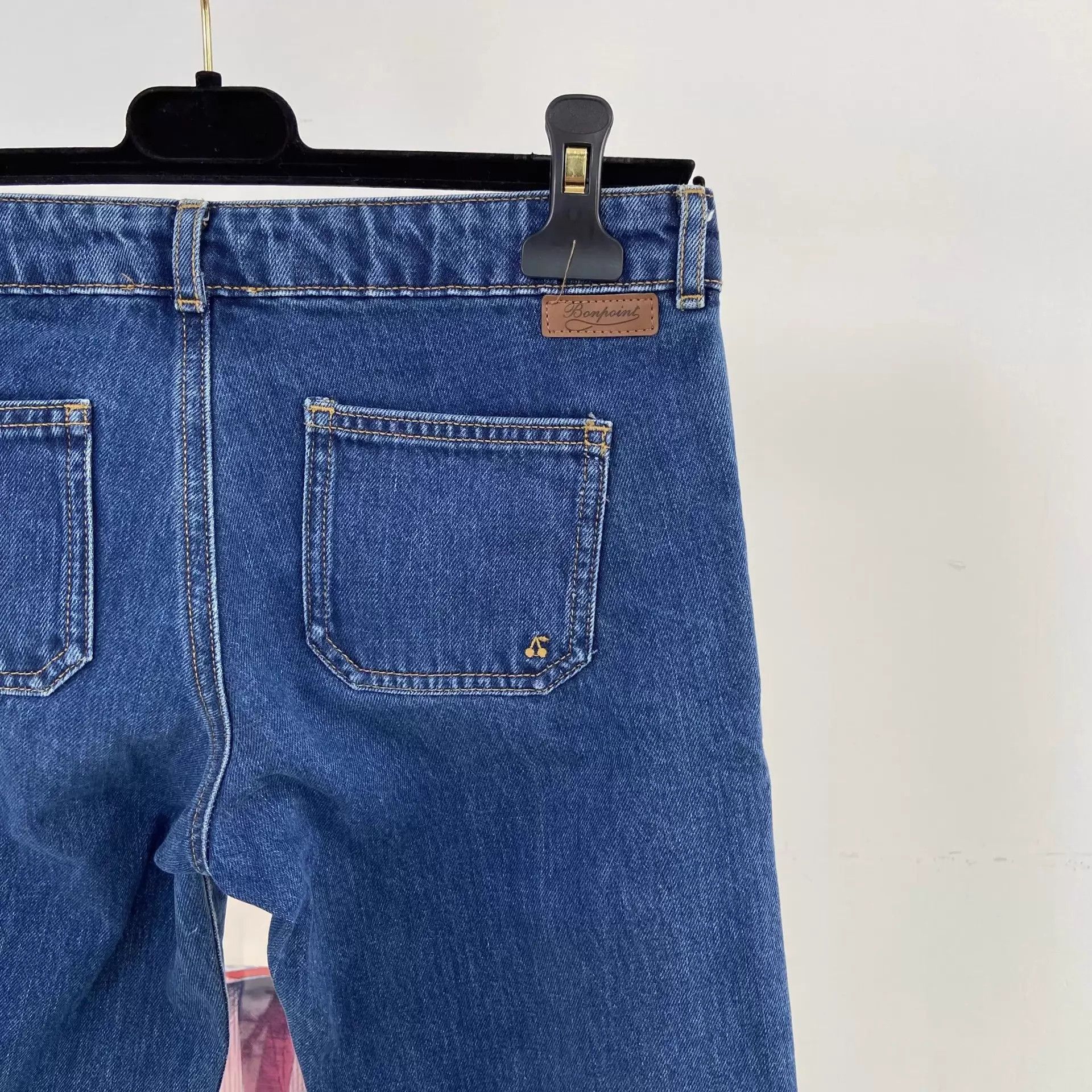 Other Bonpoint Blue Straight Leg Jeans 14A Size 25" / US 0 / IT 36 - 6 Thumbnail