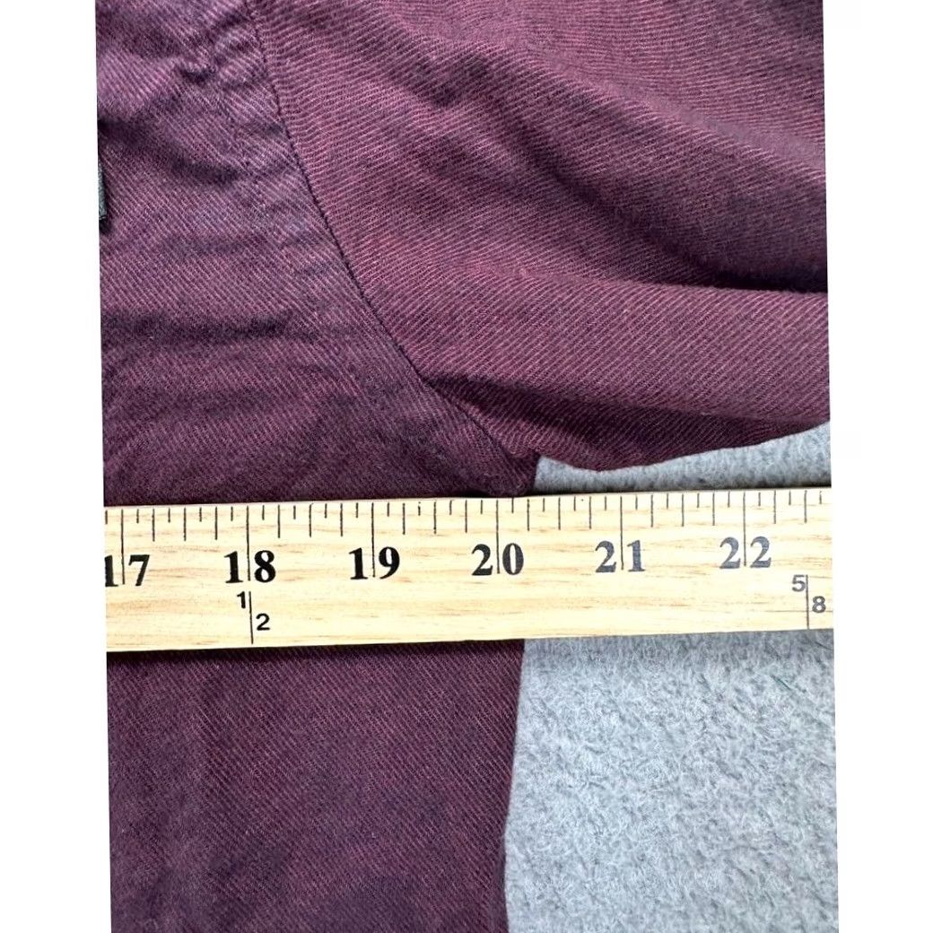 Vintage Jetty Flannel Shirt Adult Small Maroon Button Up Long Sleeve Mens Size US S / EU 44-46 / 1 - 6 Thumbnail