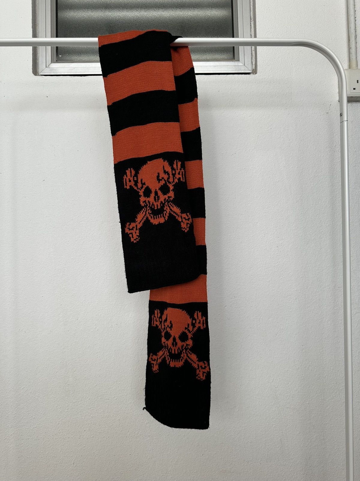Japanese Brand 2010's Ryoko Kikuchi skull wool muffler Size ONE SIZE - 4 Thumbnail