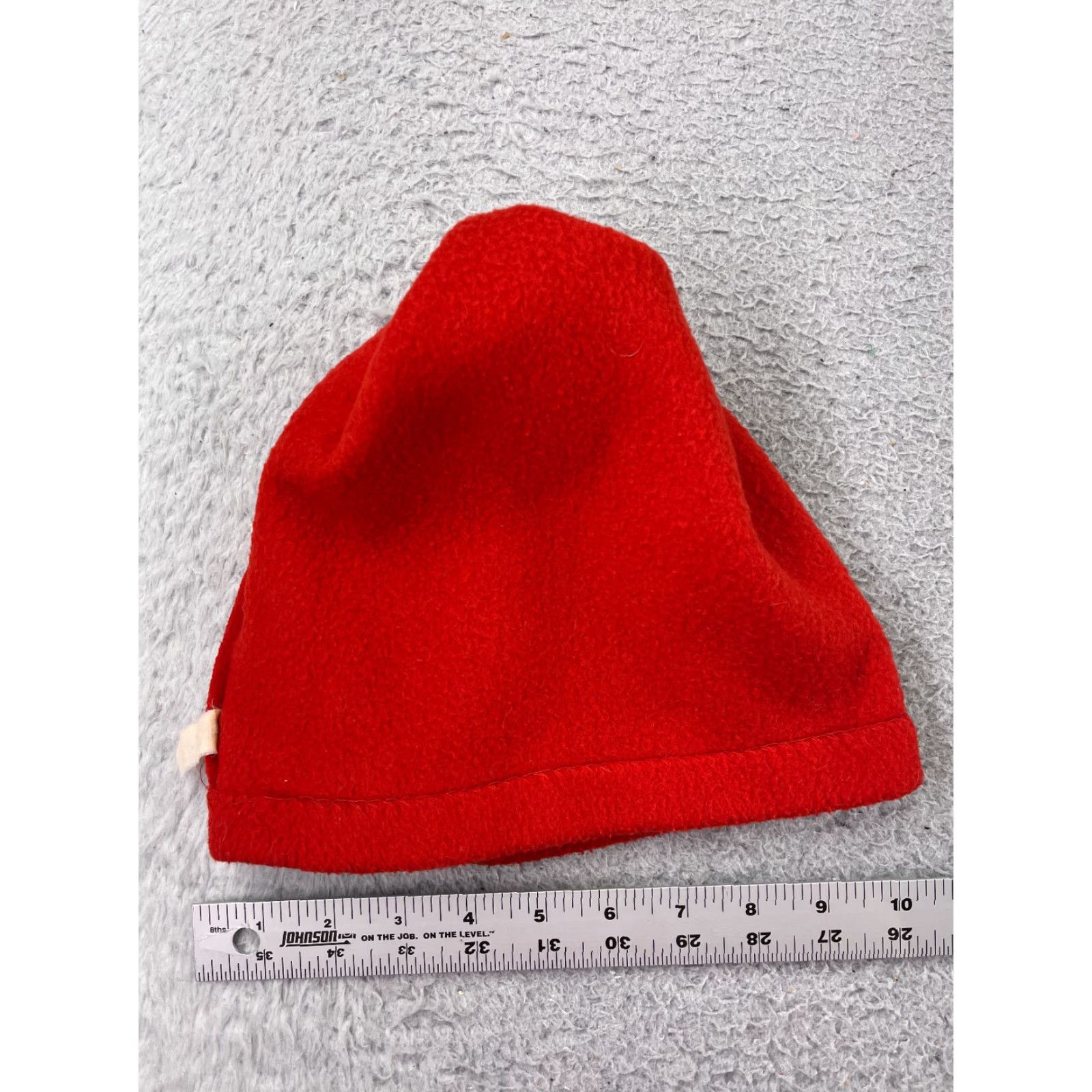 Vintage Reindeer Antlers Beanie Toque Adult One Size Red Knit Fleece 100% Polyester Size US M / EU 48-50 / 2 - 4 Thumbnail