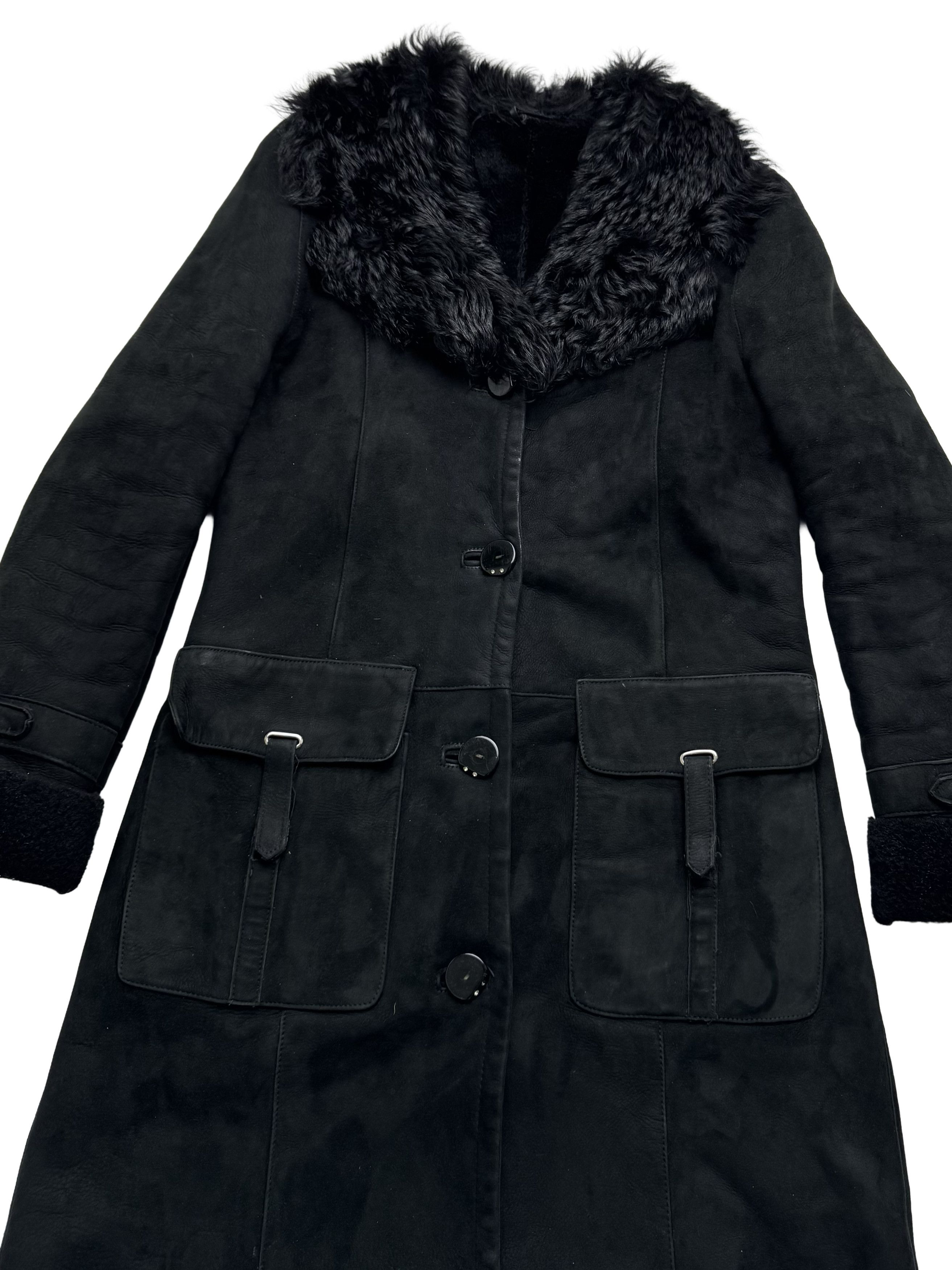 Vintage Vintage Sheepskin Coat Shearling Winter Jacket Size S / US 4 / IT 40 - 5 Thumbnail