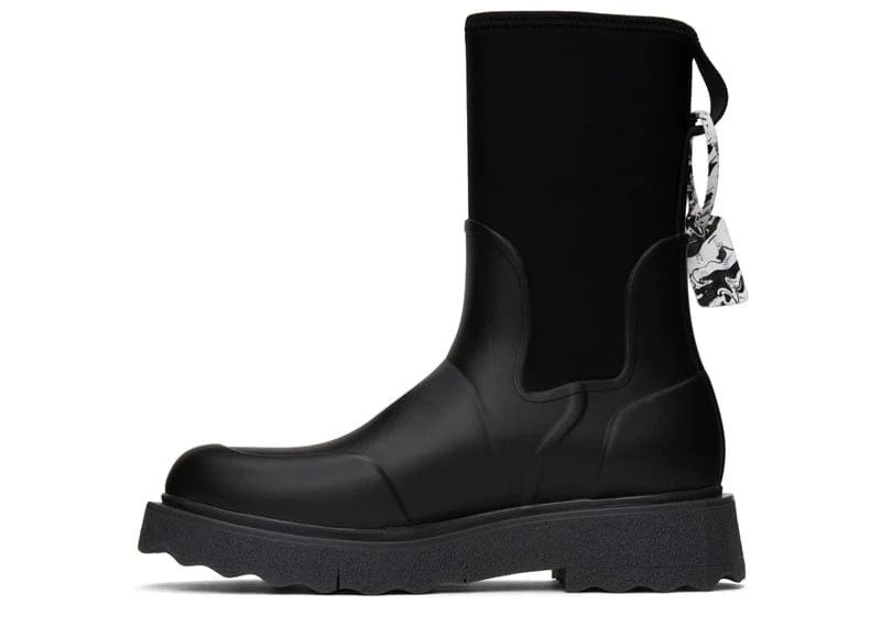 Off-White o1y0225 Ankle Boots in Black Size US 8 / EU 41 - 2 Thumbnail