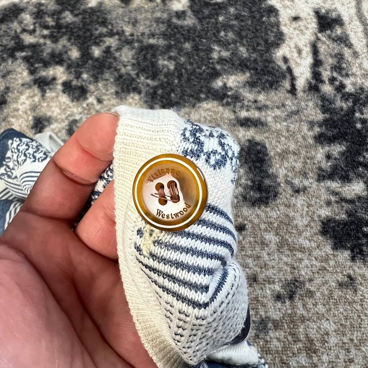 Vivienne Westwood Vivienne Westwood Mini Logo Luxury Striped Cardigan Size S / US 4 / IT 40 - 7 Thumbnail