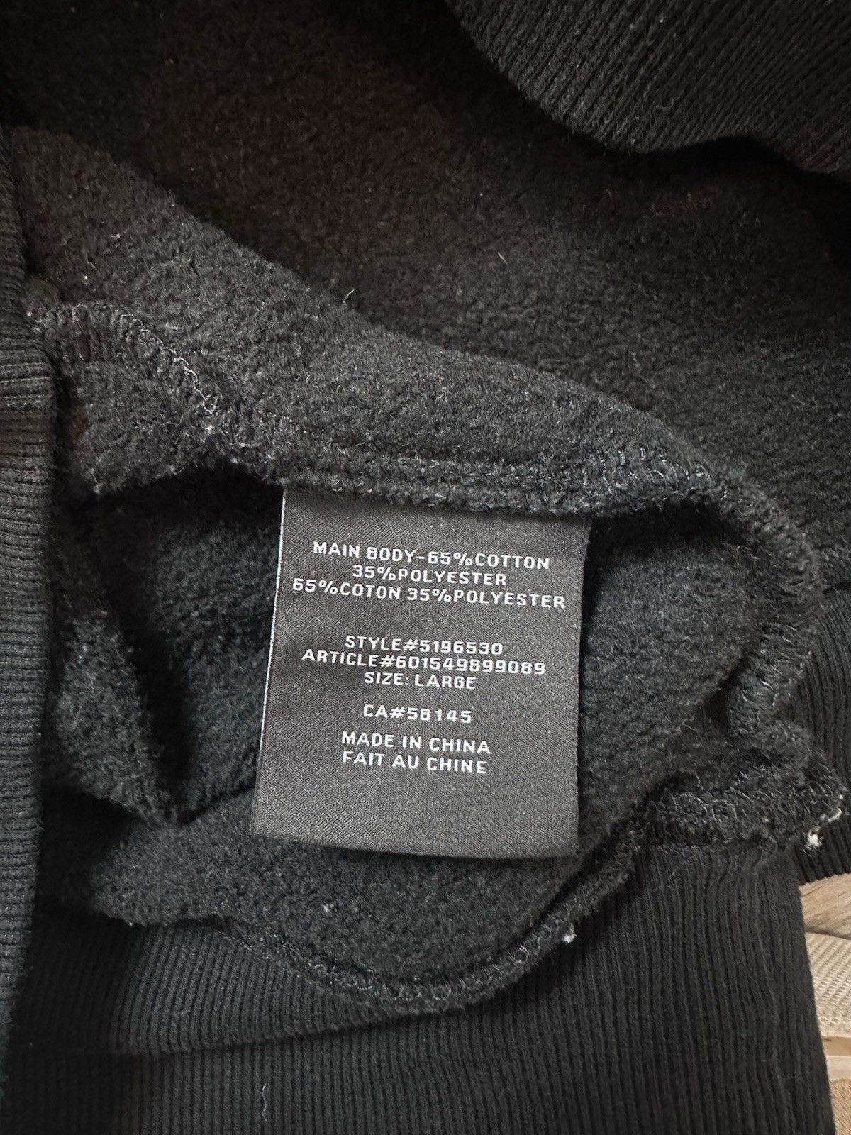 Other Venque Hoodie Pullover Sweatshirt Black Size Large Size US L / EU 52-54 / 3 - 10 Thumbnail