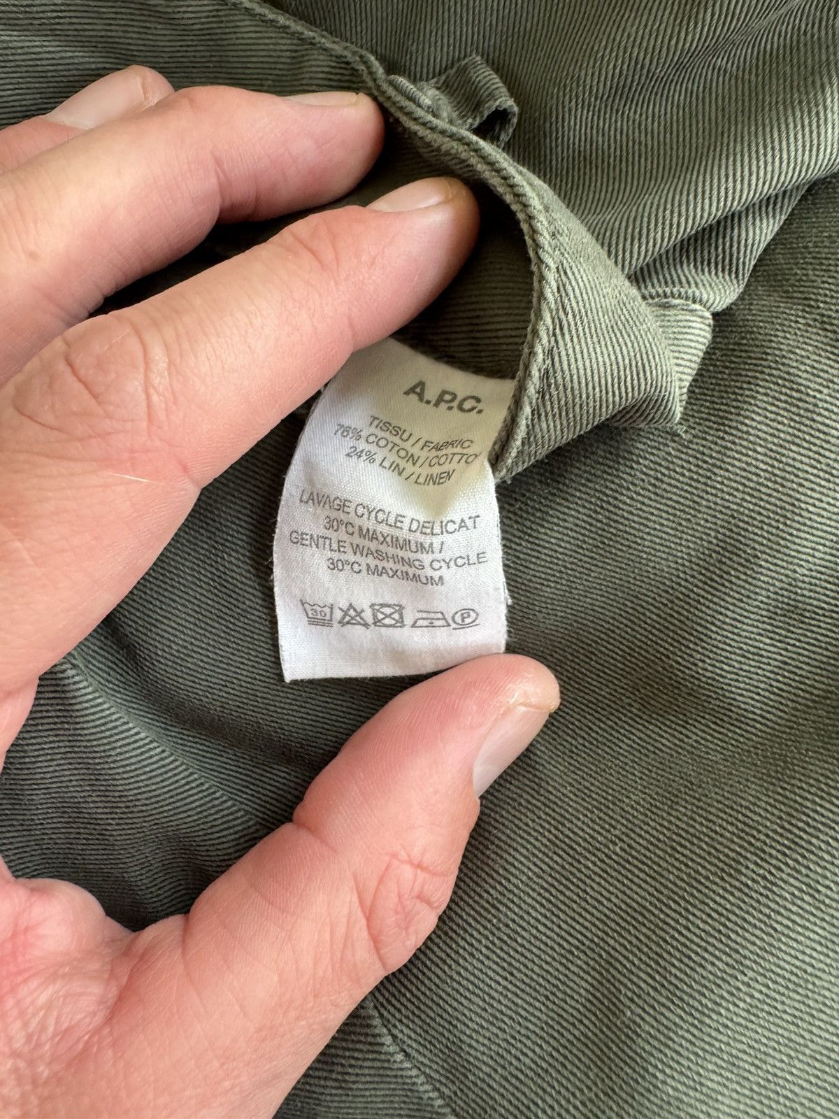A.P.C. A.P.C Men’s Pants (32) (Green) Size US 32 / EU 48 - 3 Thumbnail