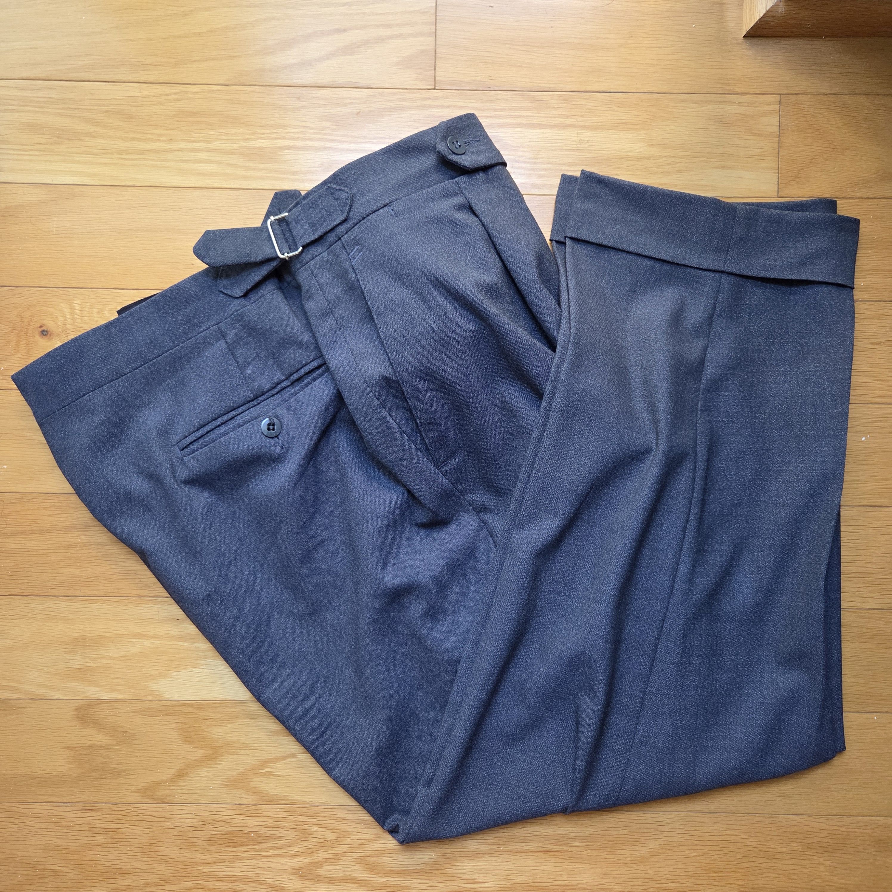 Stoffa Blue water-resistant wool trousers Size US 36 / EU 52 - 1 Thumbnail
