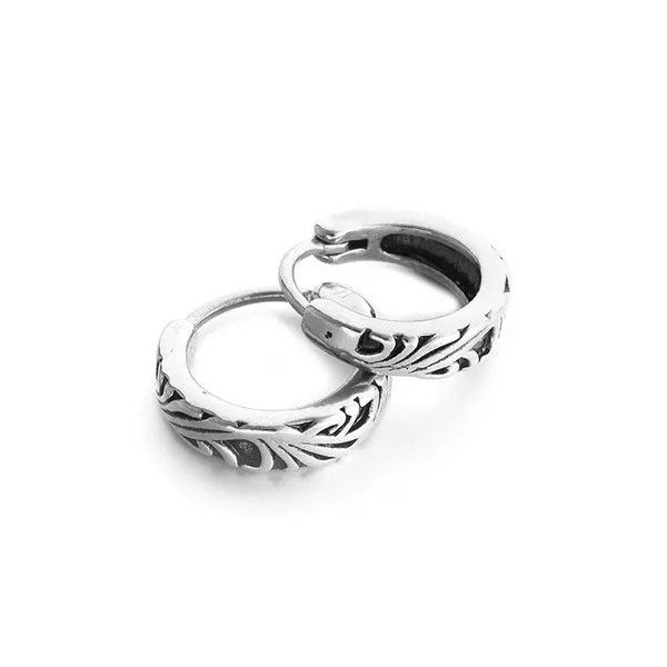 Designer Honoka x Mita Retro Hypoallergenic Hoop Earring (1pairs） Size ONE SIZE - 5 Thumbnail