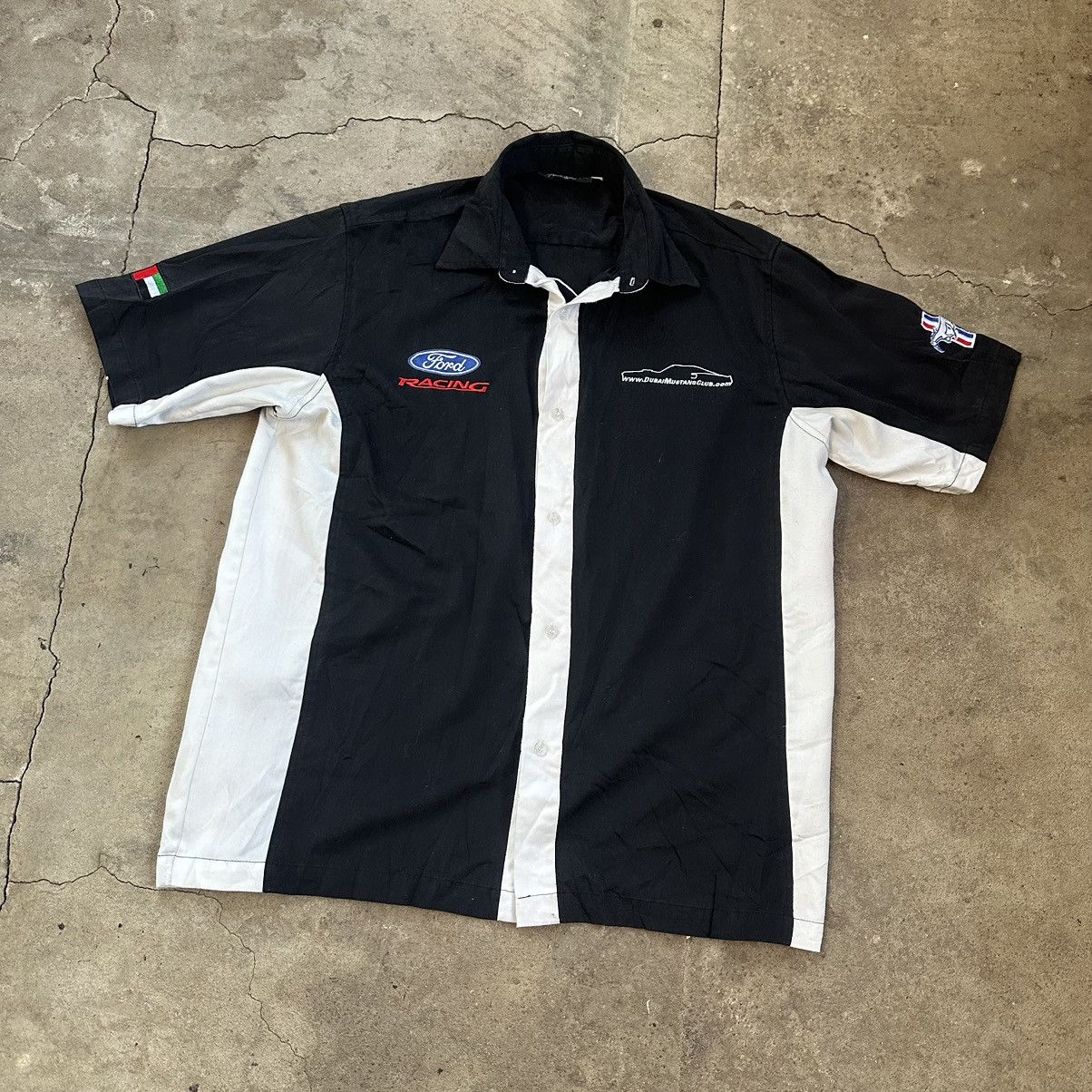 Ford × Vintage Vintage Ford mustang club Racing Shirt Size L Size US XL / EU 56 / 4 - 2 Thumbnail