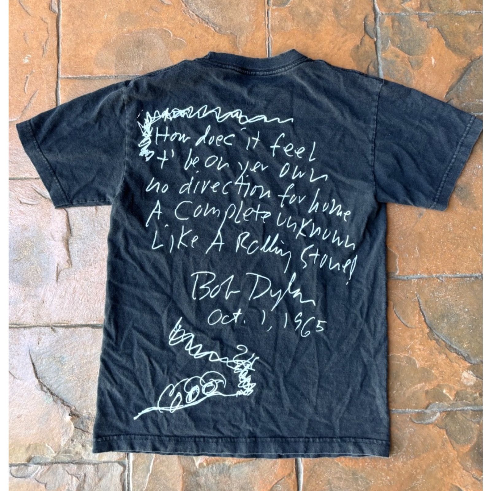 Pleasures Pleasures x Bob Dylan Ride T-Shirt Small Black Logo Crew Neck Men S Short Sleeve Size US S / EU 44-46 / 1 - 3 Thumbnail