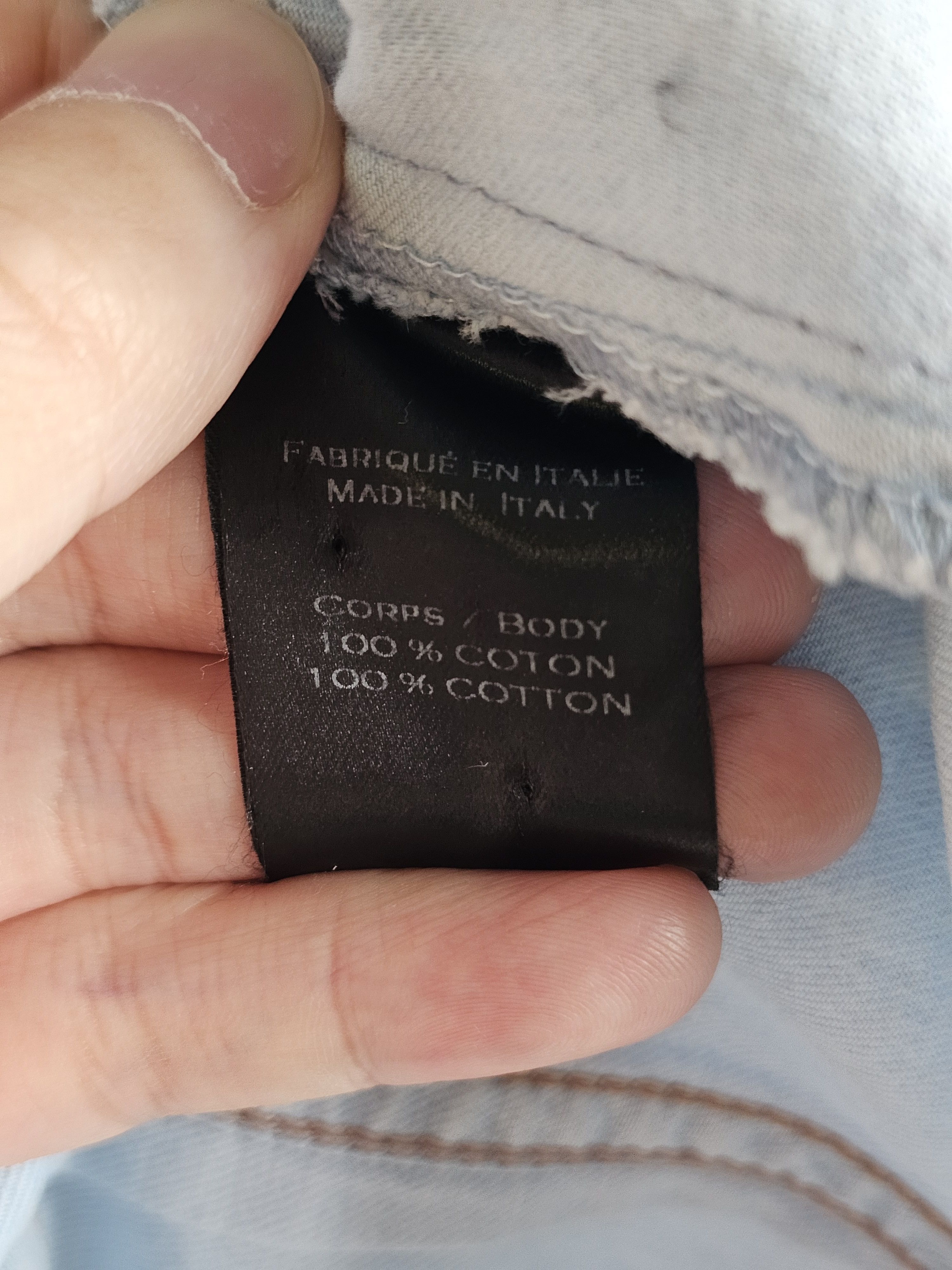 Balmain Balmain Men's Denim Shirt Size like M Size US M / EU 48-50 / 2 - 6 Thumbnail