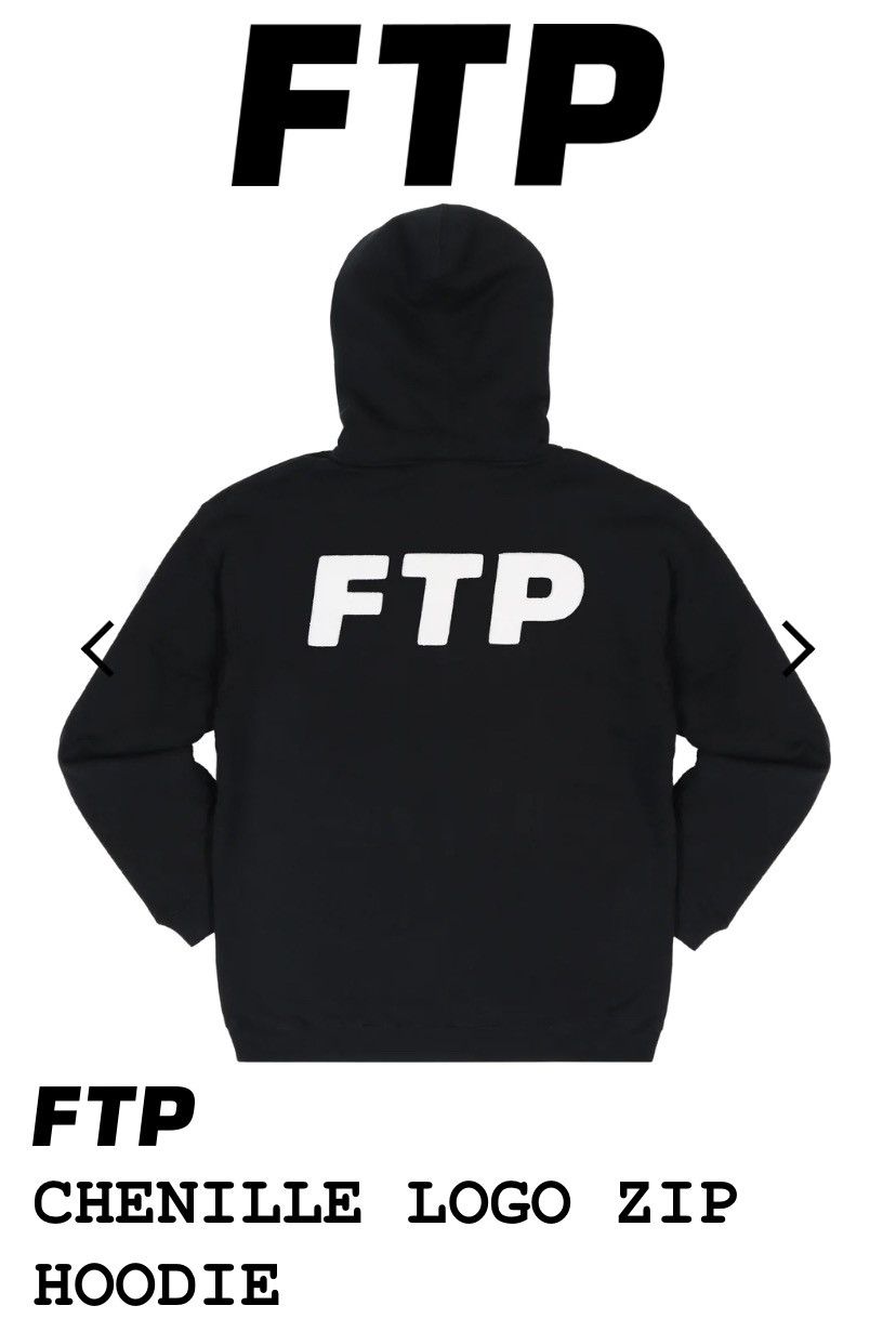 Fuck The Population FTP Chenille Logo Zip Hoodie Black XL Size US XL / EU 56 / 4 - 6 Thumbnail