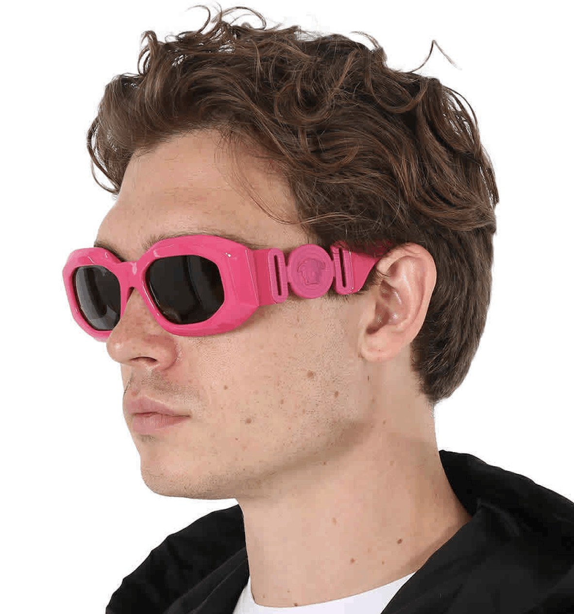 image of New Versace Ve4425U - 536787 Medusa Sunglasses in Pink, Men's