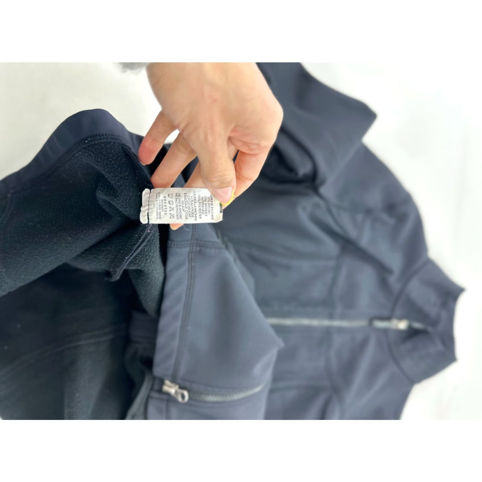 Prana VINTAGE prAna Jacket Women Medium Activewear Outdoor Fleece-Lined Navy Nylon Full Zip Fall Winter Size M / US 6-8 / IT 42-44 - 7 Thumbnail