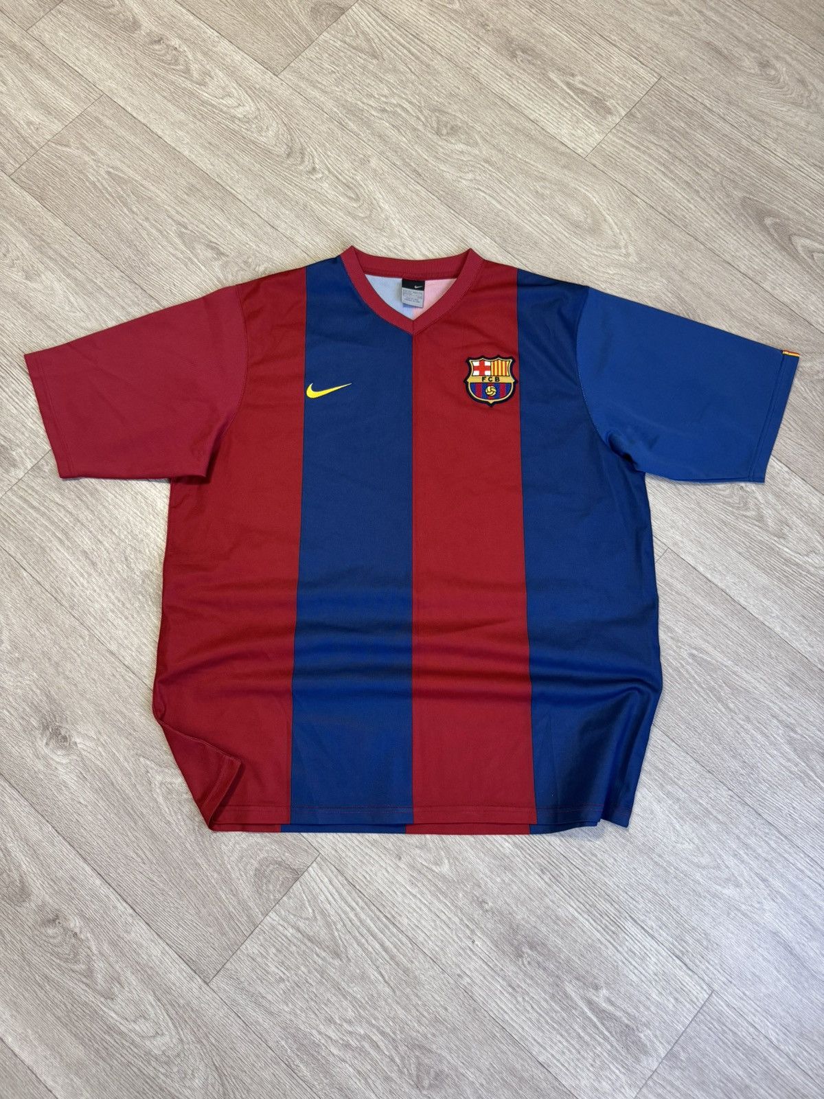 Nike 🔷Vintage Nike FC Barcelona 2008/09 Soccer jersey🔷 Size US XXL / EU 58 / 5 - 1 Thumbnail