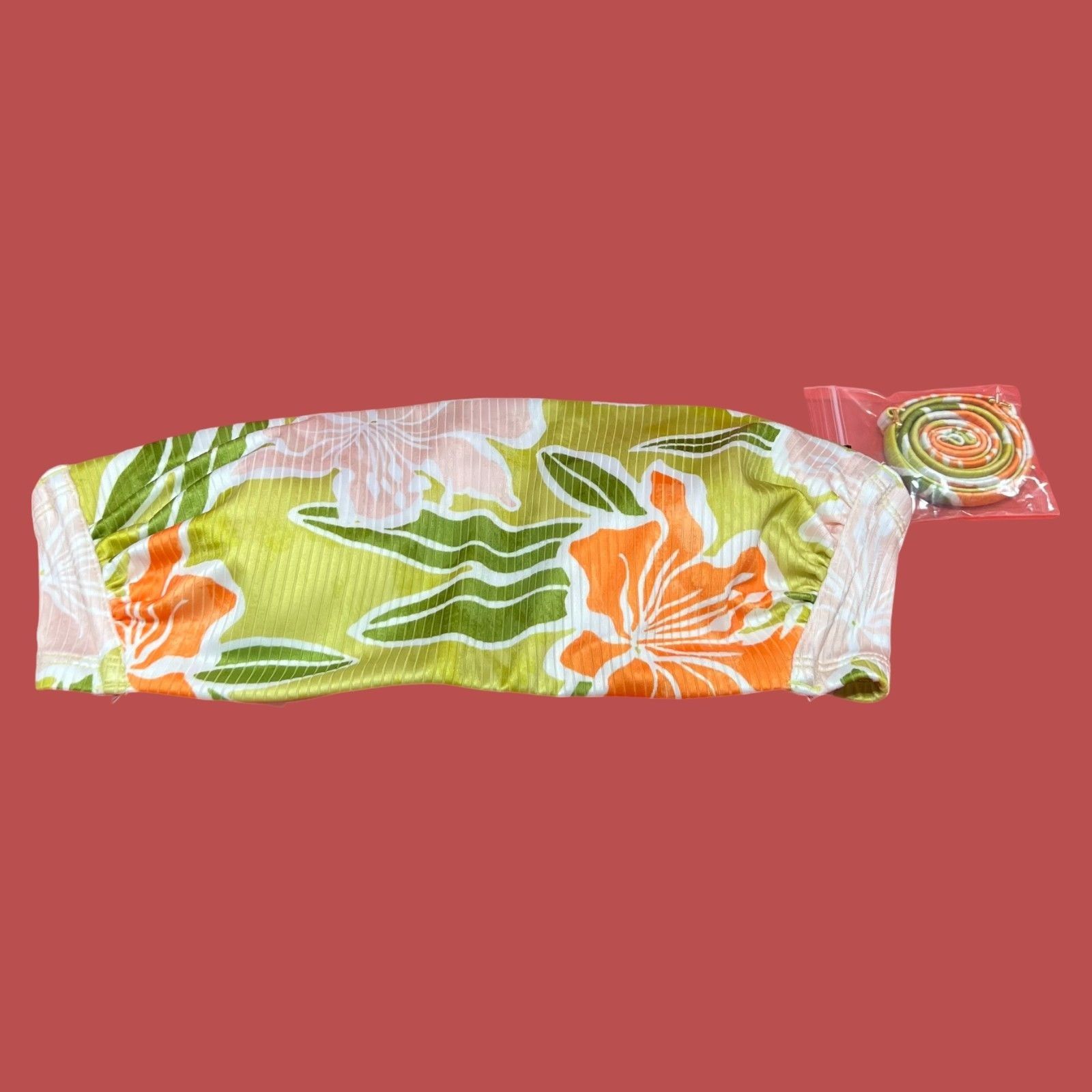 Other Shade & Shore - Women's Ribbed Hidden Underwire Bandeau Biki Size ONE SIZE - 5 Thumbnail