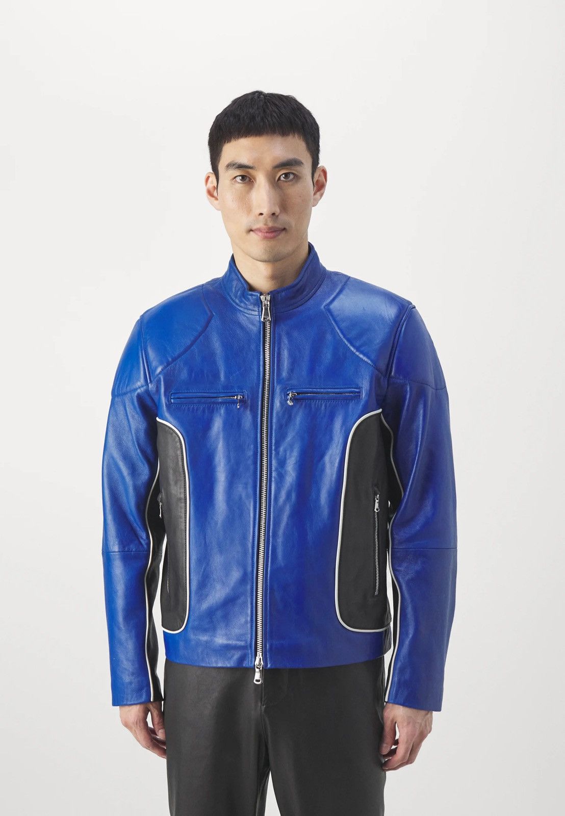 J.Lindeberg !DS! SS24 J.Lindeberg Morris Leather Biker Jacket Size US M / EU 48-50 / 2 - 4 Thumbnail