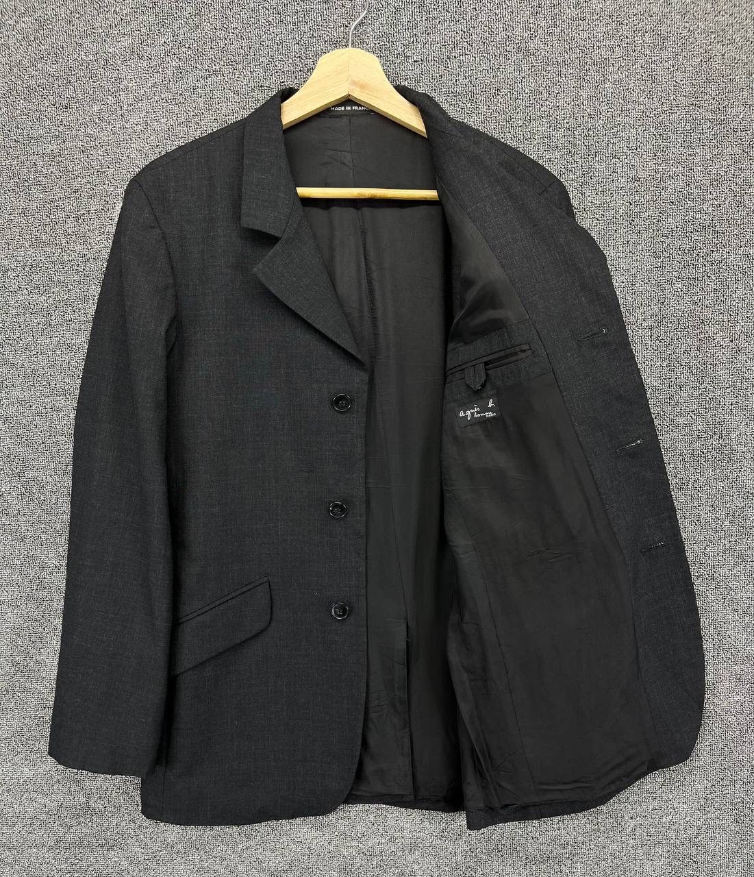agnes b. Vintage Agnes B. Homme Paris Wool Blazers Coat Jacket Size XL / US 12-14 / IT 48-50 - 4 Thumbnail