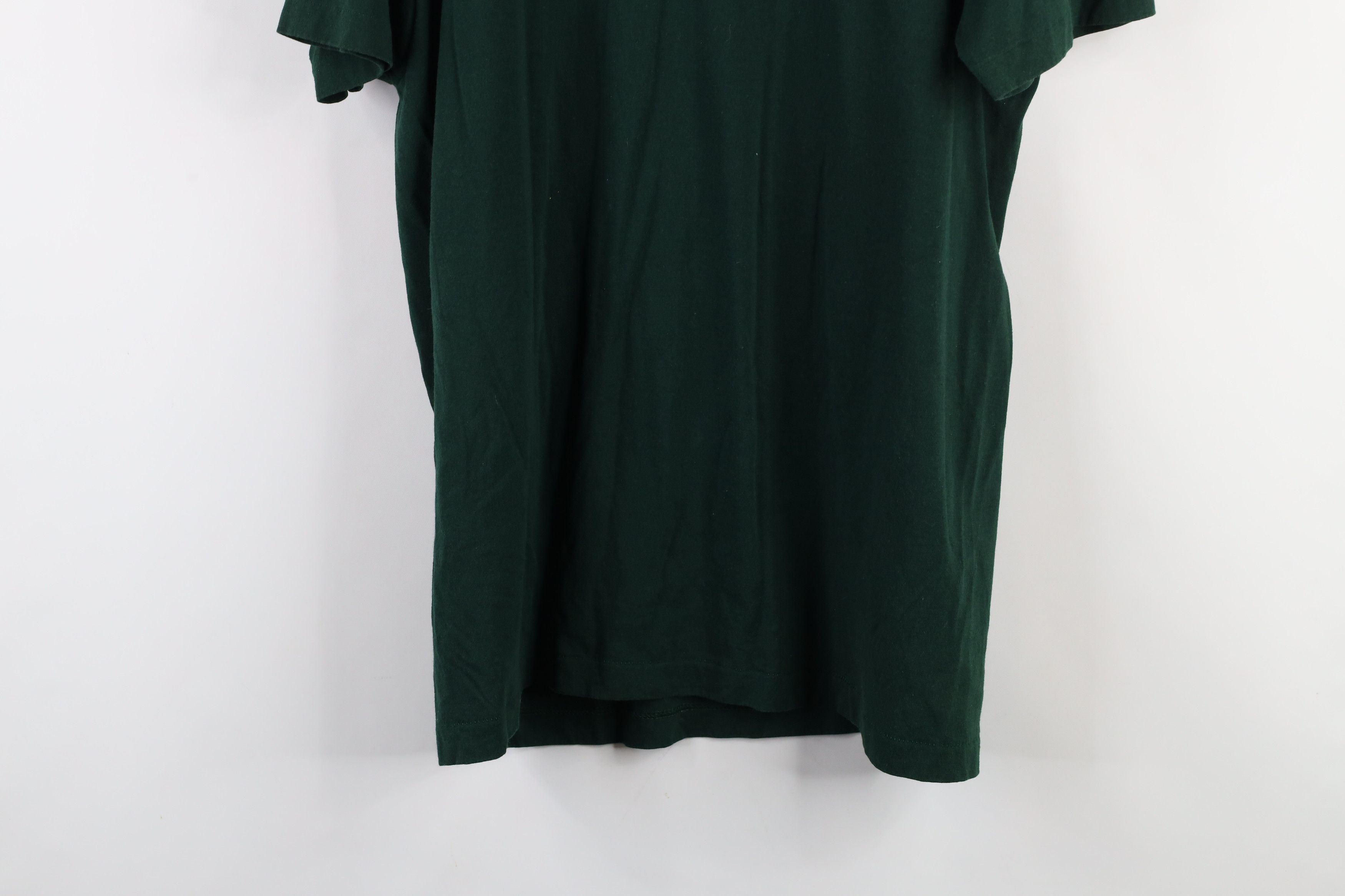 Vintage Vintage 90s Streetwear Pocket T-Shirt Hunter Green USA Size US XL / EU 56 / 4 - 9 Thumbnail