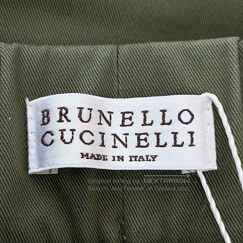 Brunello Cucinelli Brunello Cucinelli Military Green Casual Pants Size 24" / US 00 / IT 34 - 7 Thumbnail
