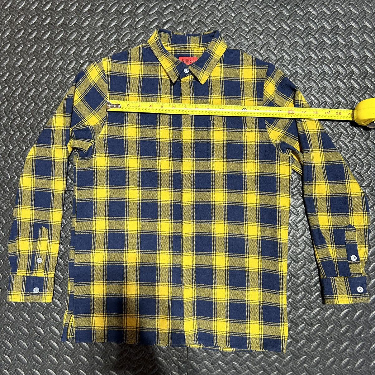 Killion Killion Flannel Shirt Plaid Button Down Men’s Small Yellow Size US S / EU 44-46 / 1 - 7 Thumbnail