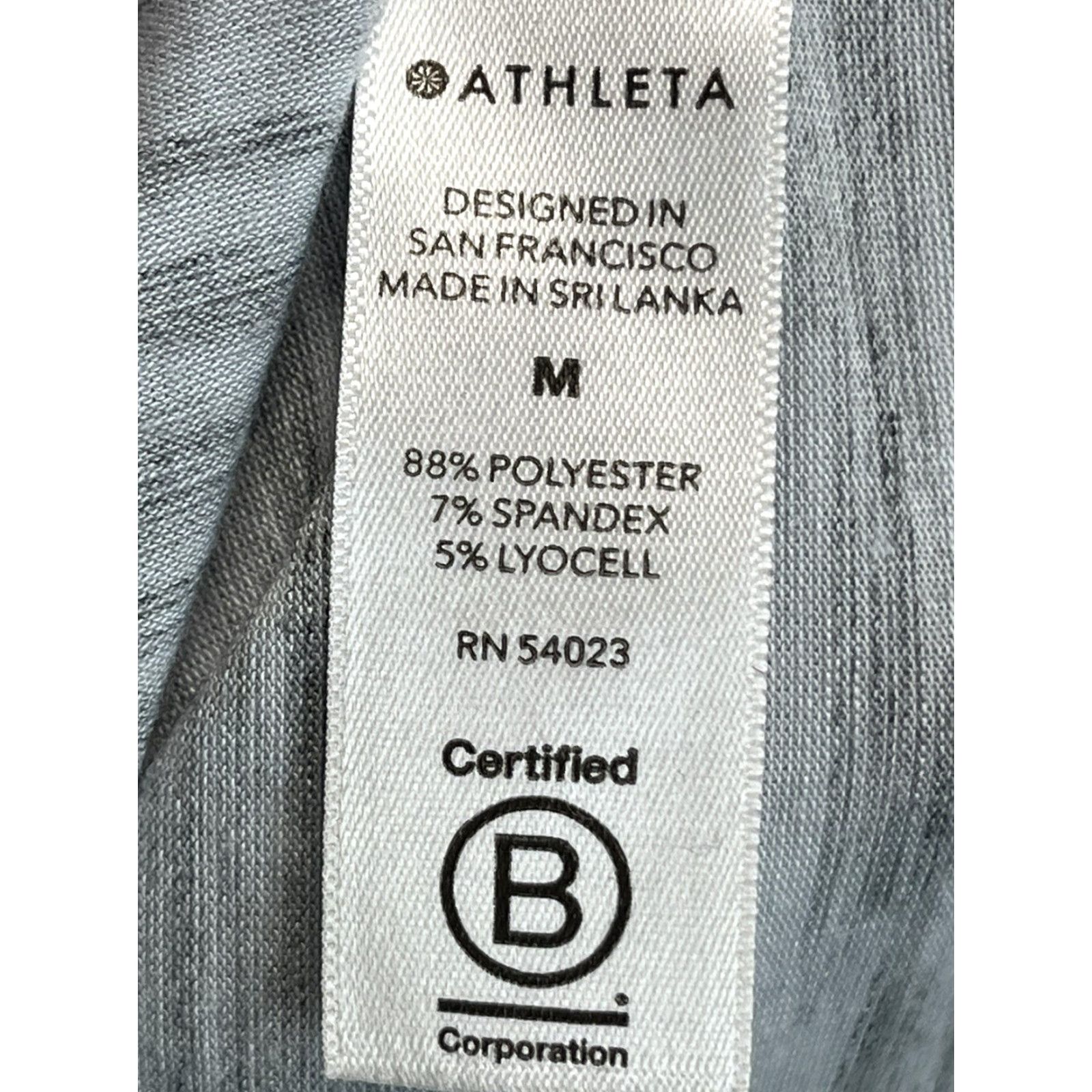 Athleta Athleta Shirt Women M Blue/Grey Essence Flow Tunic Oversized Activewear Womens Size M / US 6-8 / IT 42-44 - 6 Thumbnail