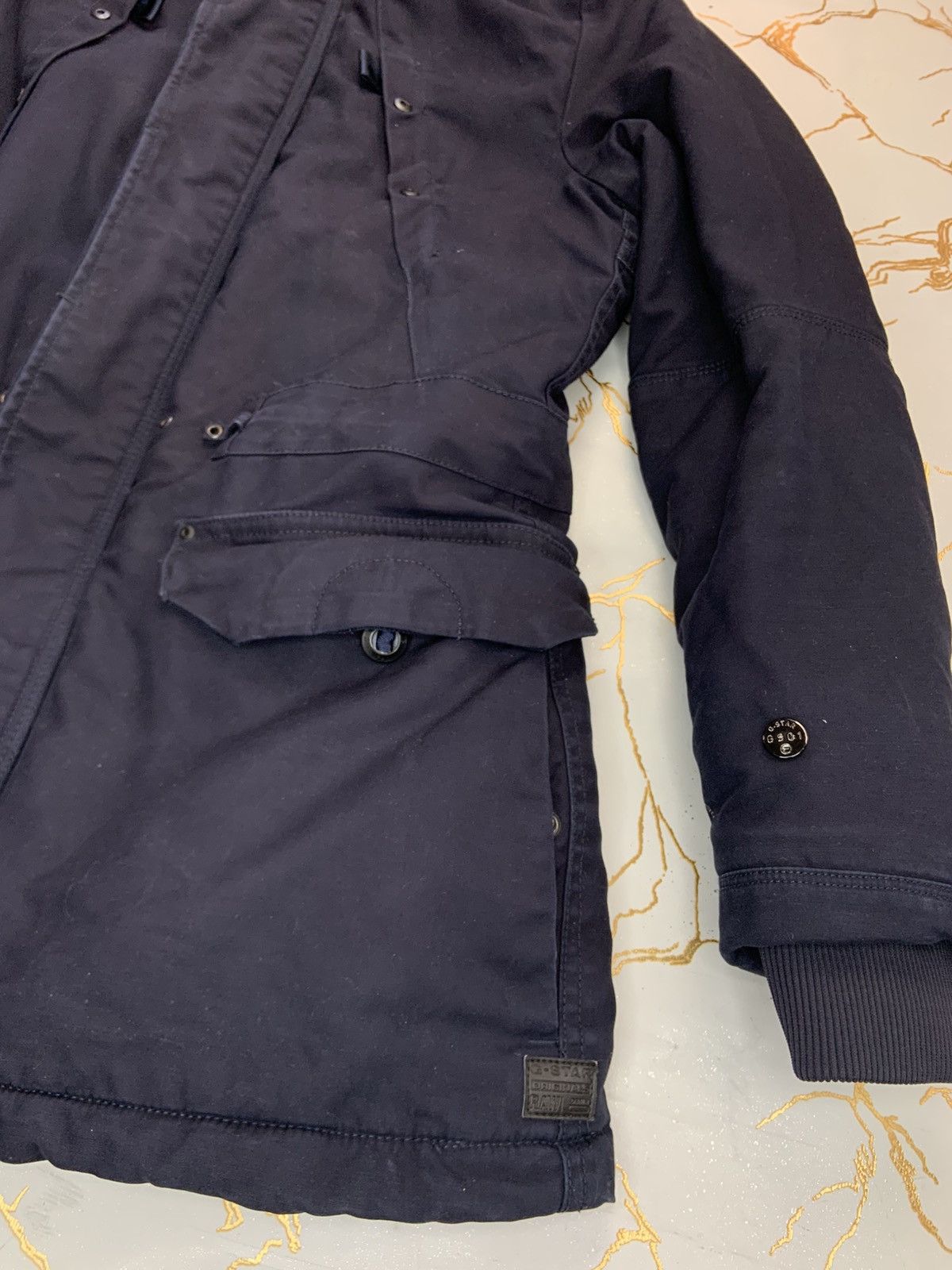 G-Star G-Star Raw Women Blue Duty Cropped Relax Parka Hooded Zip Size M / US 6-8 / IT 42-44 - 6 Thumbnail