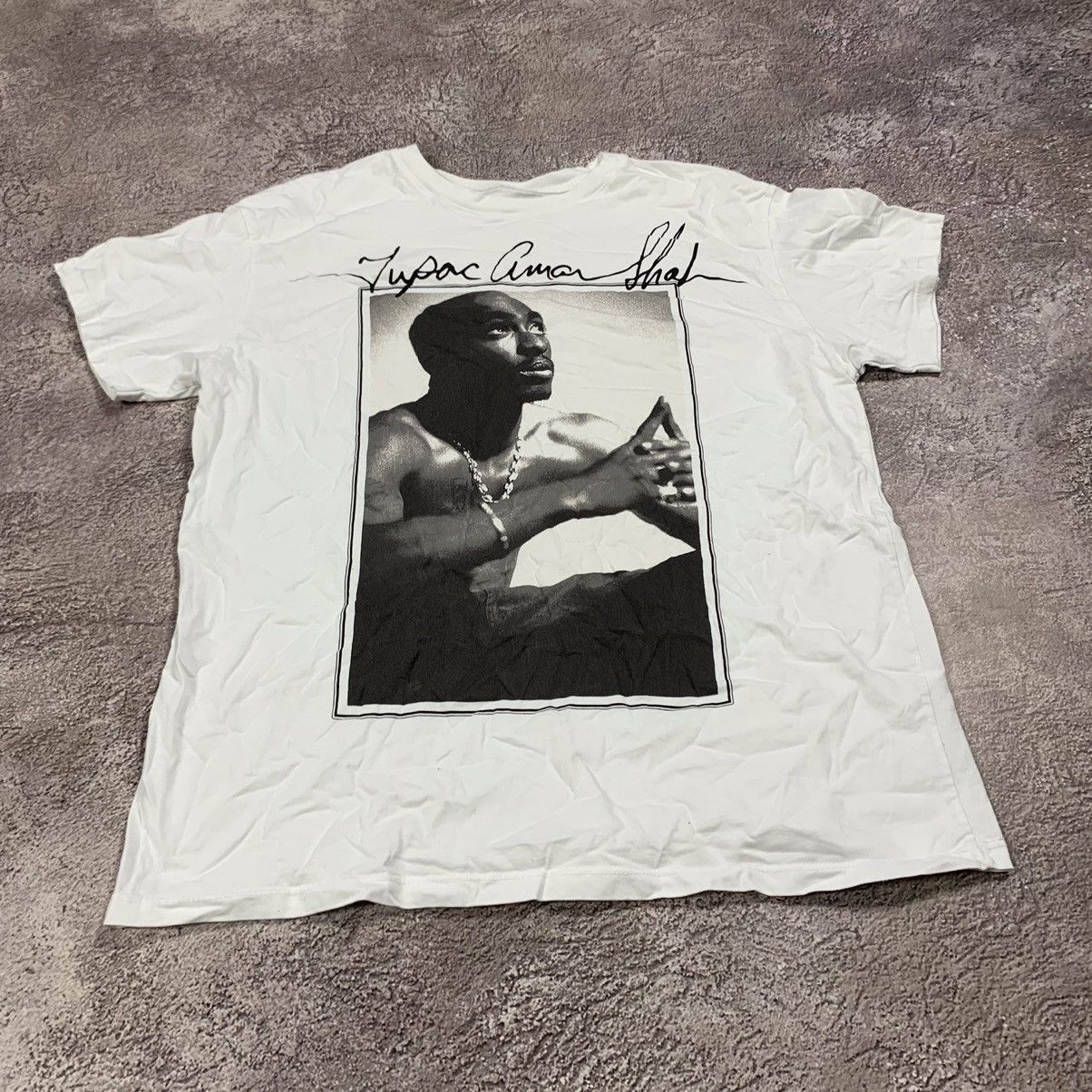 Vintage Vintage Y2K Tupac Amaru Shakur Rap Tee HIphop Music 90s Size US S / EU 44-46 / 1 - 2 Thumbnail