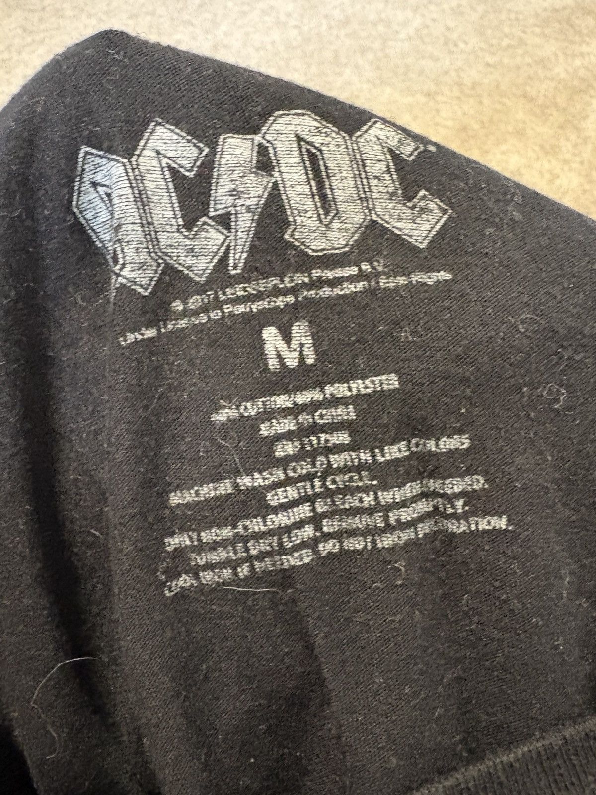 AC/DC (AC/DC) Split Band Mini Dress/Oversized Tee: Size Medium Size M / US 6-8 / IT 42-44 - 6 Thumbnail