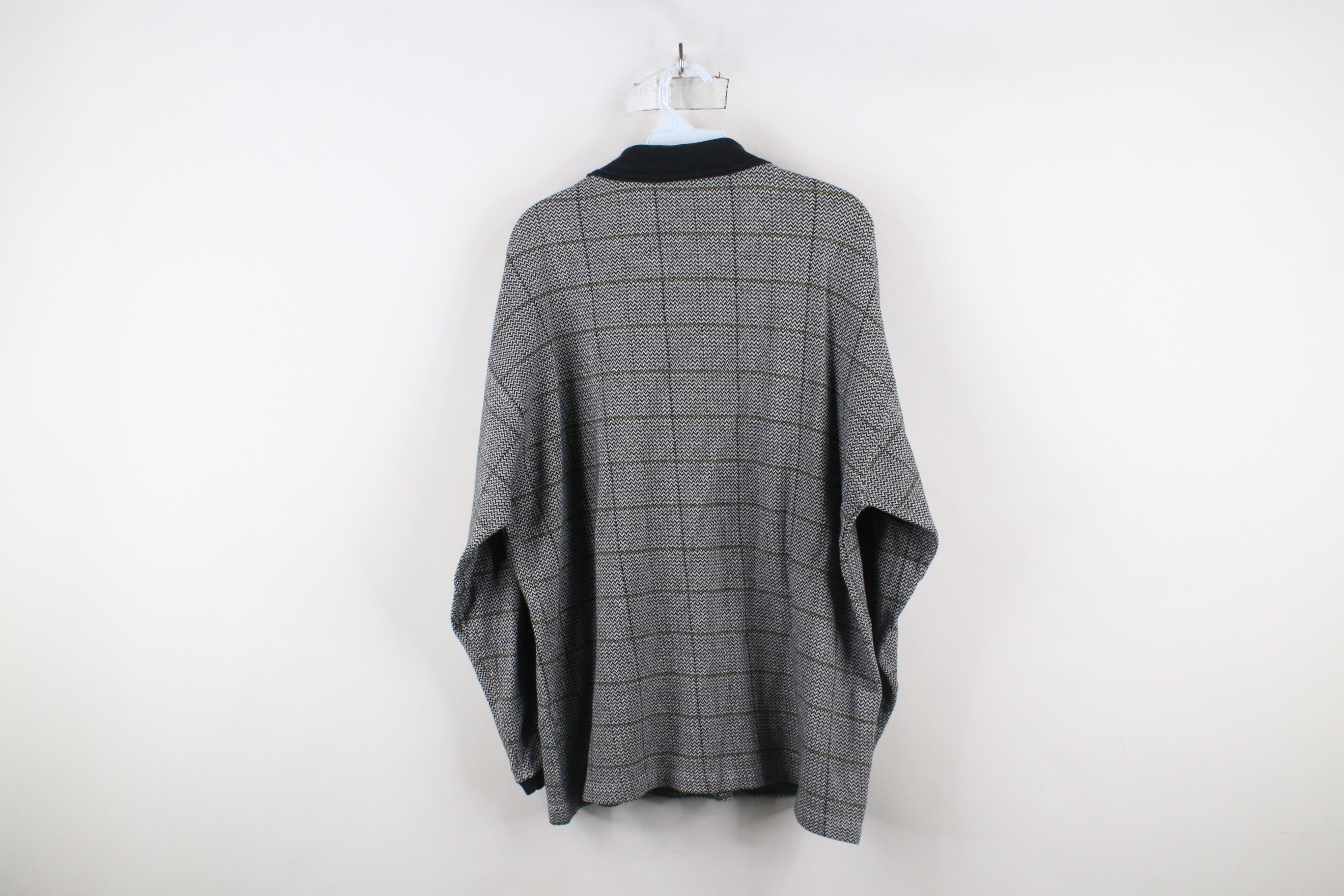 Vintage Vintage 90s Streetwear Knit Long Sleeve Rugby Polo Shirt Size US XXL / EU 58 / 5 - 9 Thumbnail