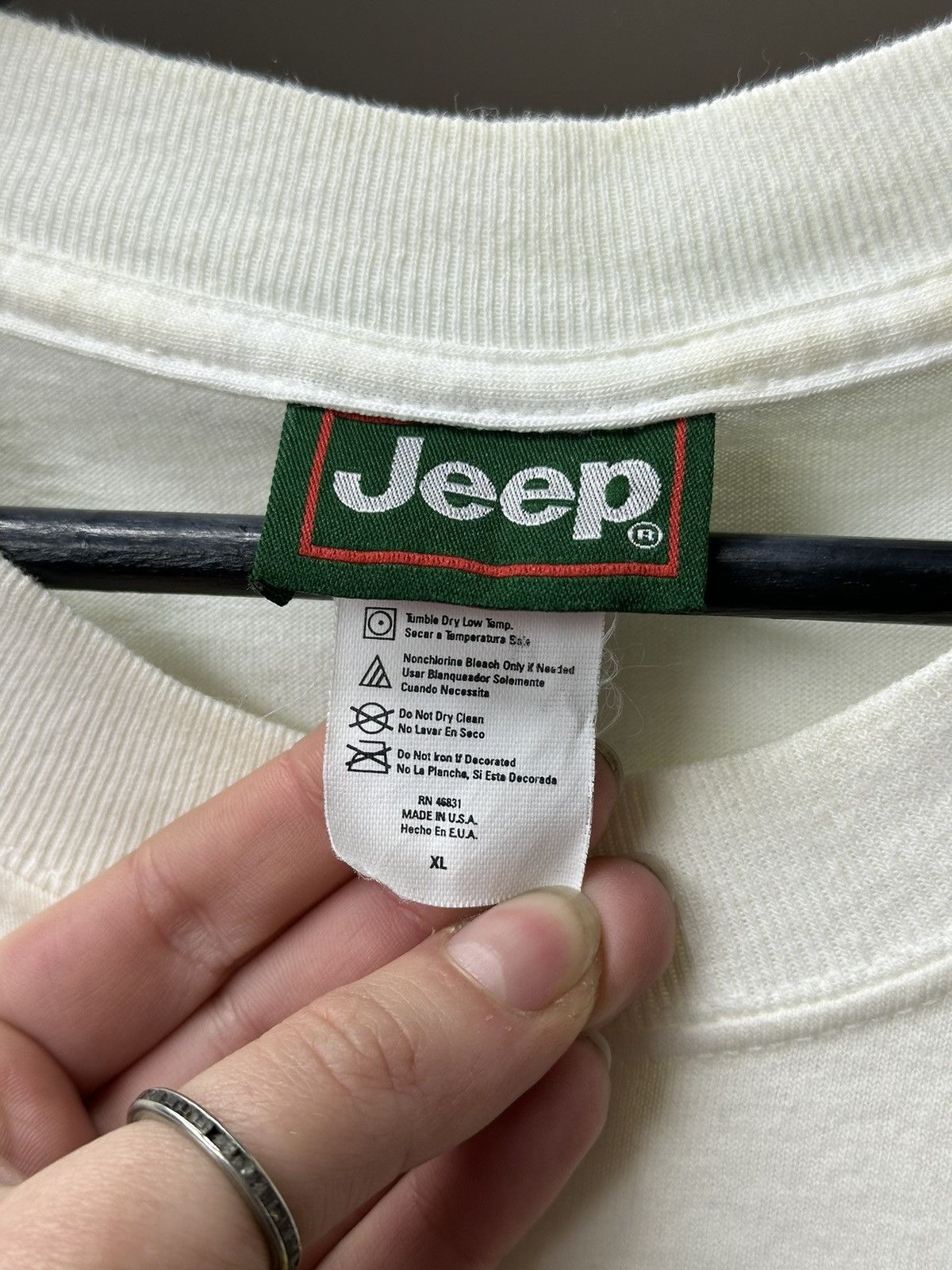 Jeep Vintage T-shirts Y2k Made USA hype Faded Distressed Bape Size US XL / EU 56 / 4 - 5 Thumbnail