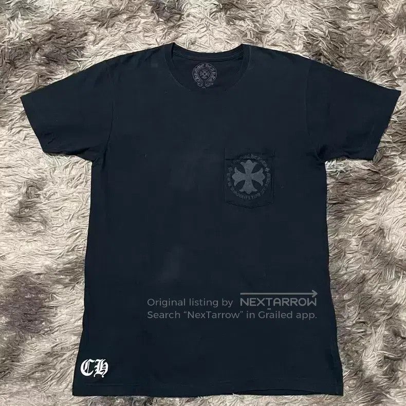 Chrome Hearts CHROME HEARTS Size L Black Floral Short-Sleeved Shirt Size US L / EU 52-54 / 3 - 1 Thumbnail