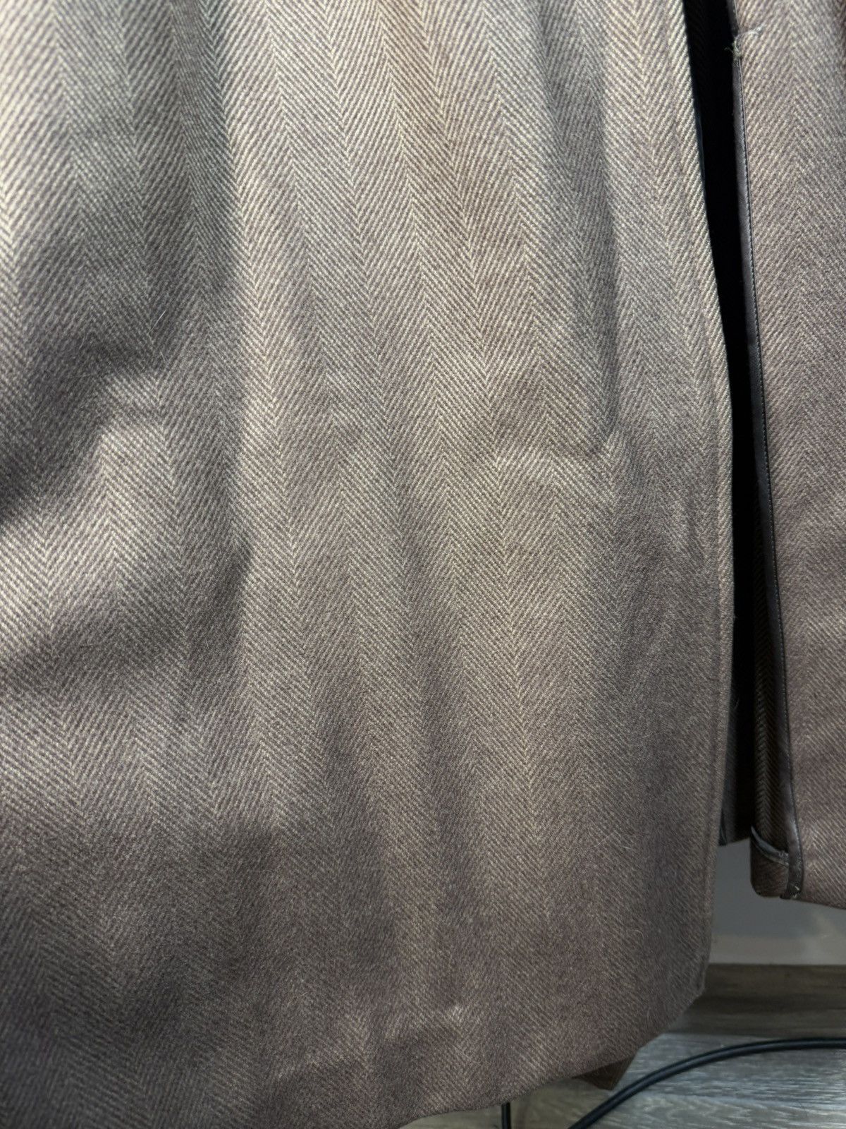 Yves Saint Laurent Wool YSL Coat Heavy Brown Soft Camel France Size US L / EU 52-54 / 3 - 23 Thumbnail